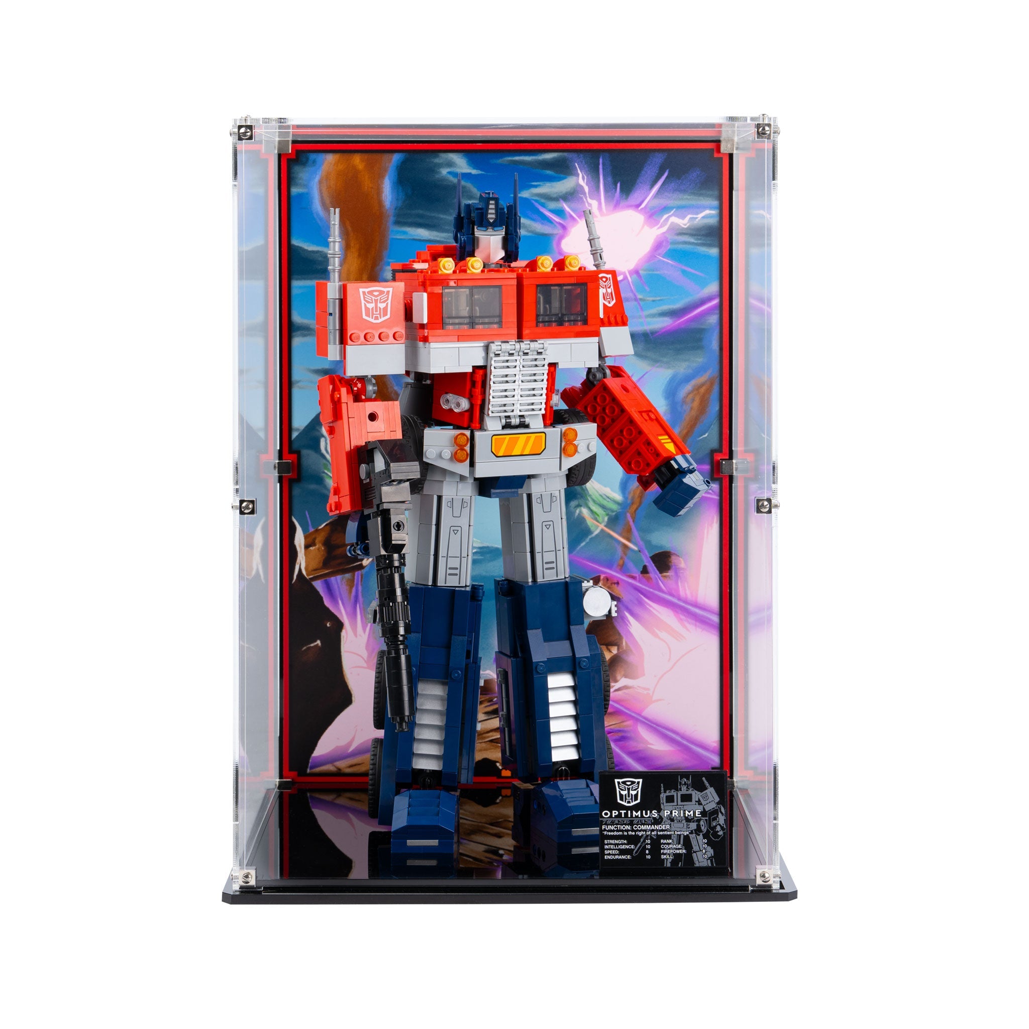 Display Case for LEGO® Optimus Prime (10302)