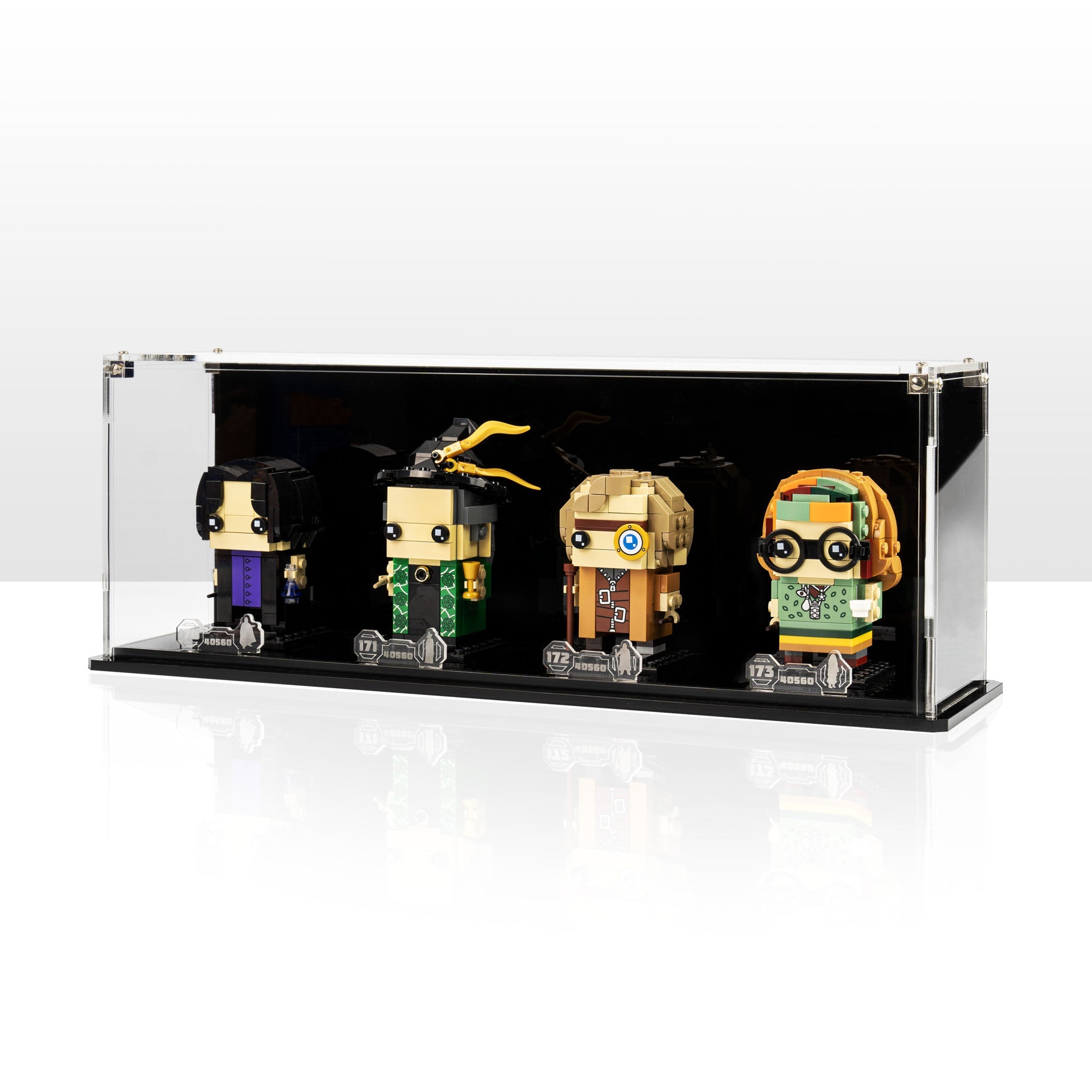 Display Case for LEGO® Brickheadz Harry Potter Professors of Hogwarts (40560)