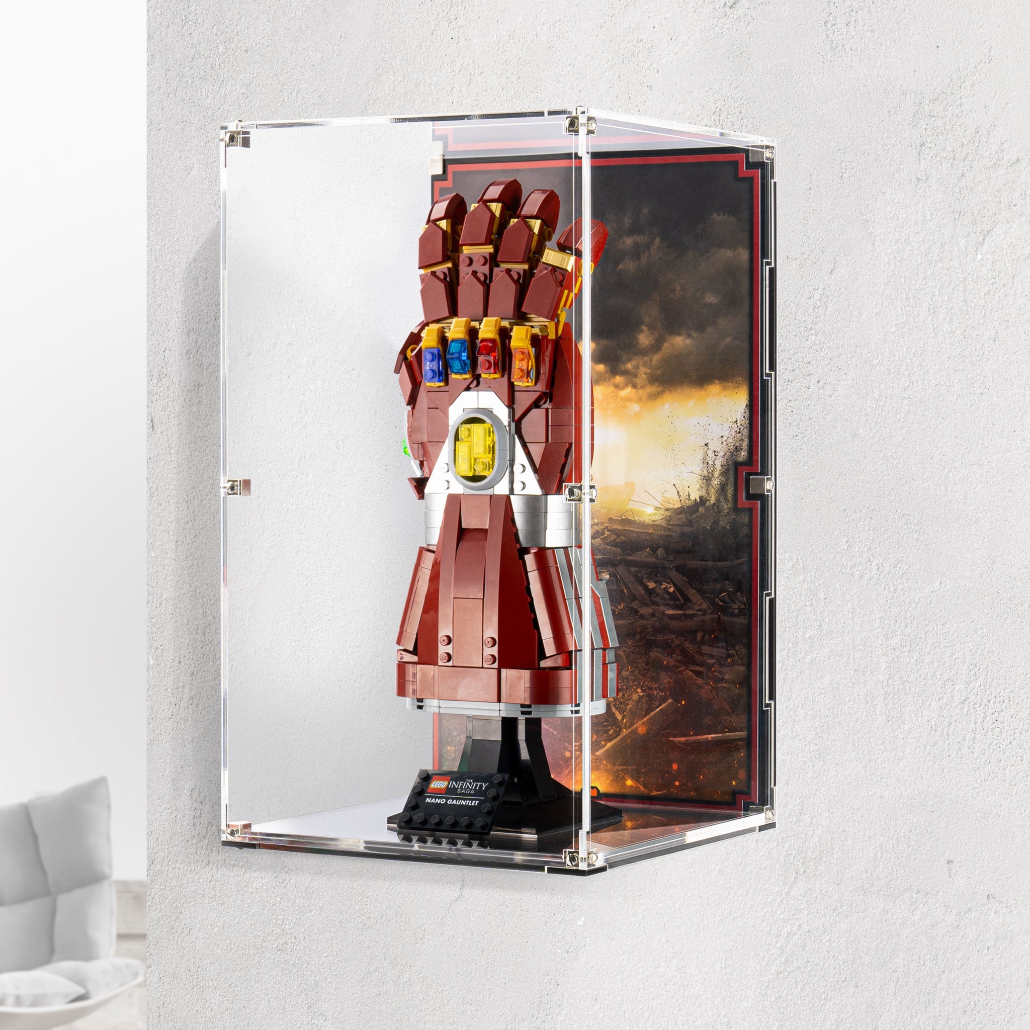 Display Cases for LEGO® Marvel Nano Gauntlet (76223)
