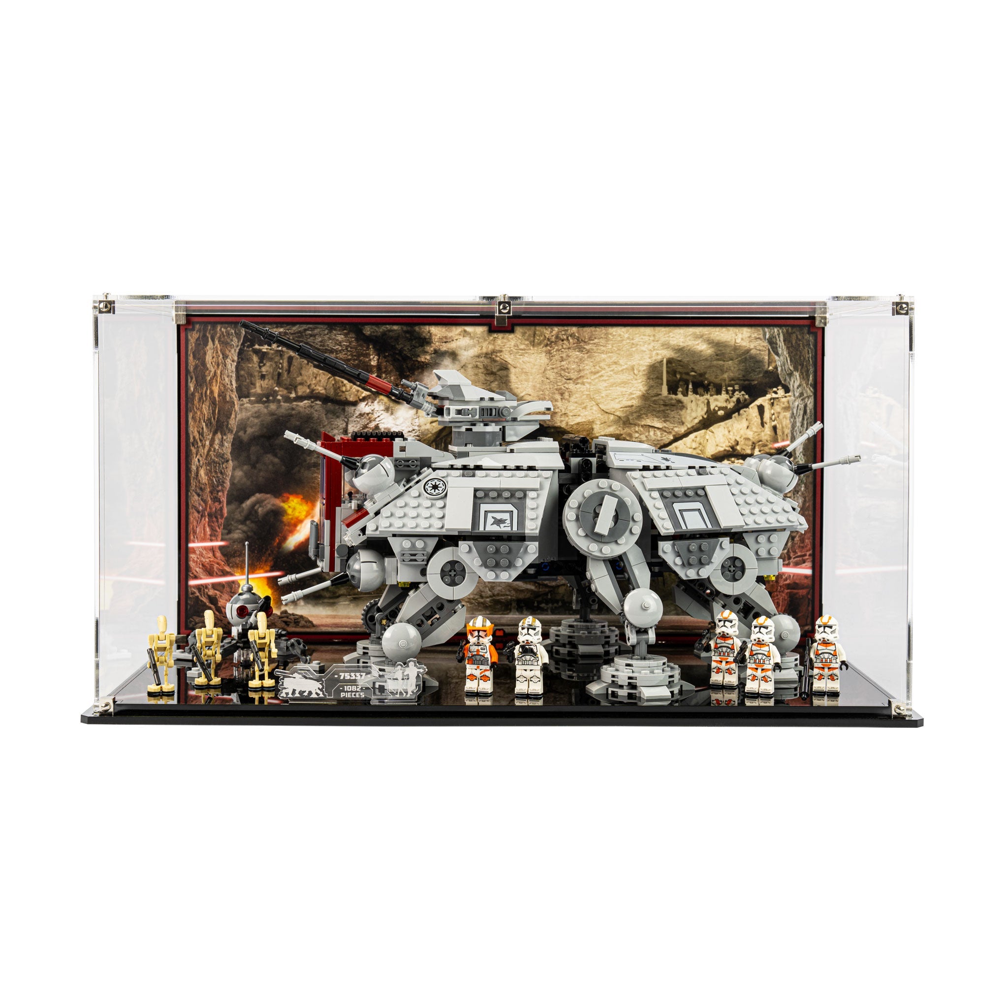 Display Case for LEGO® Star Wars AT-TE™ Walker (75337)