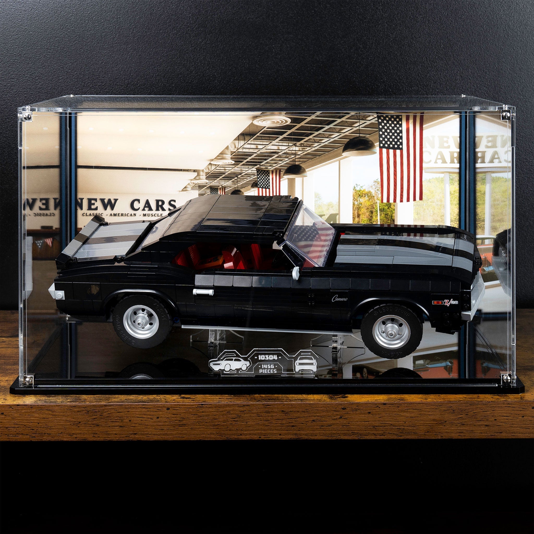 Display Case for LEGO® Creator Chevrolet Camaro Z28 (10304)