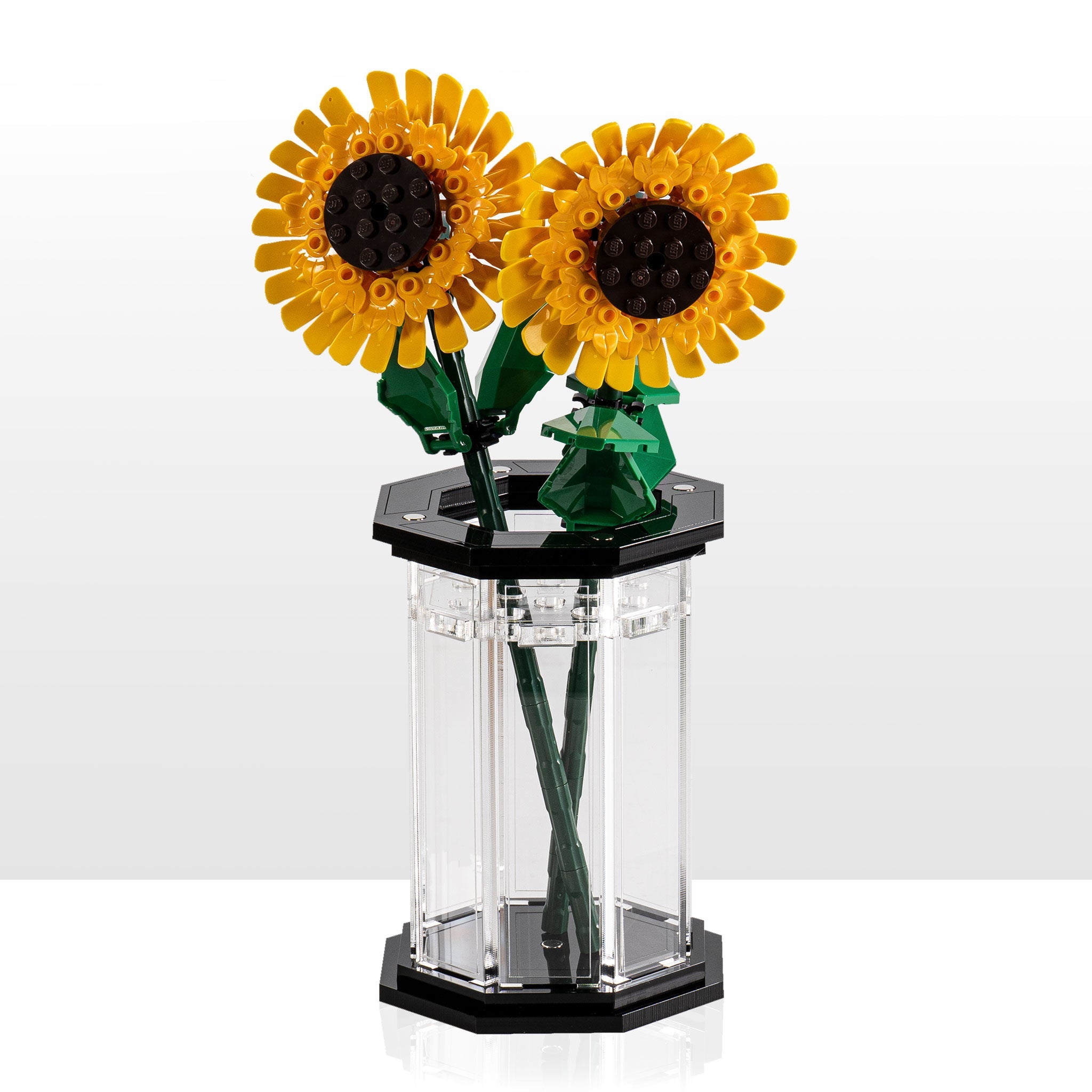 Large Display Vase for LEGO® Flowers - Black