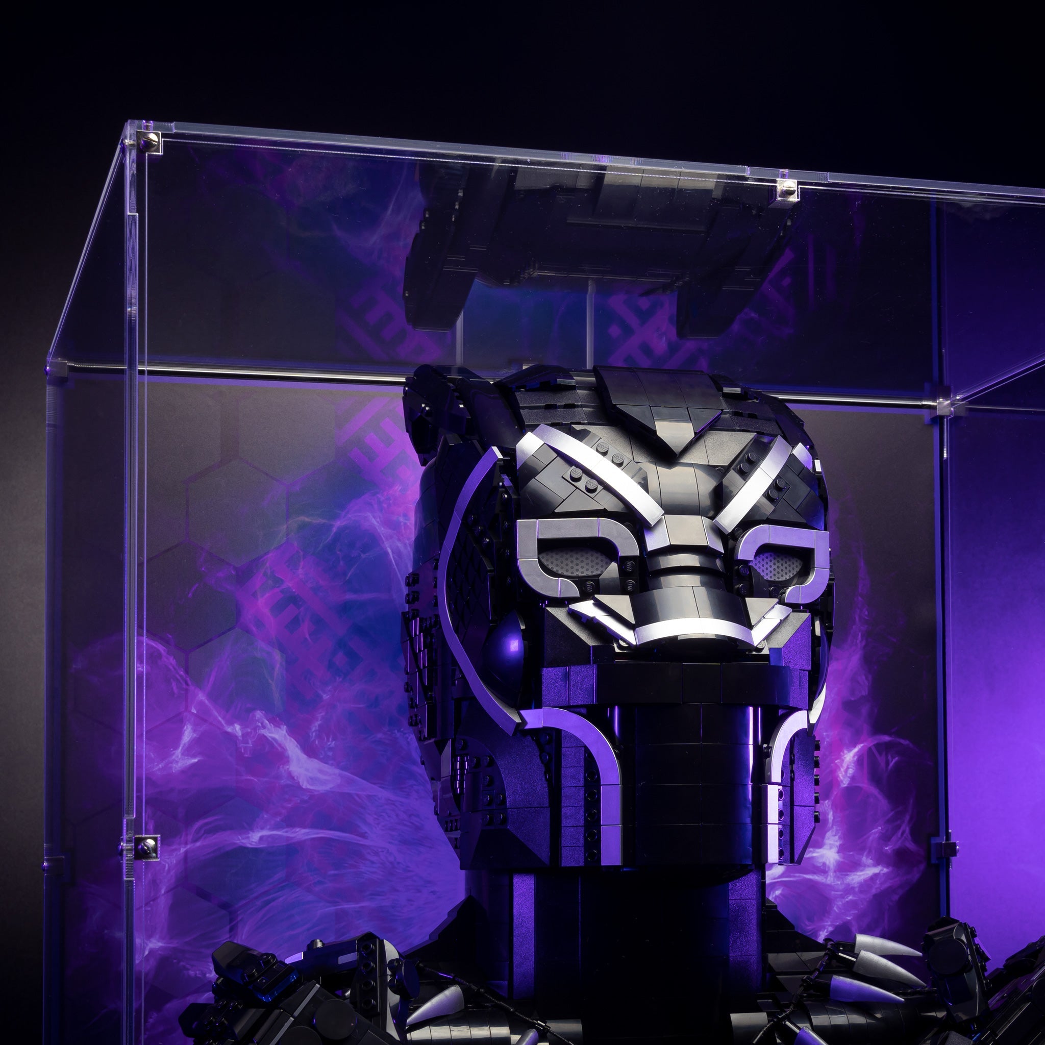 Display Case for LEGO® Marvel Black Panther Bust (76215)