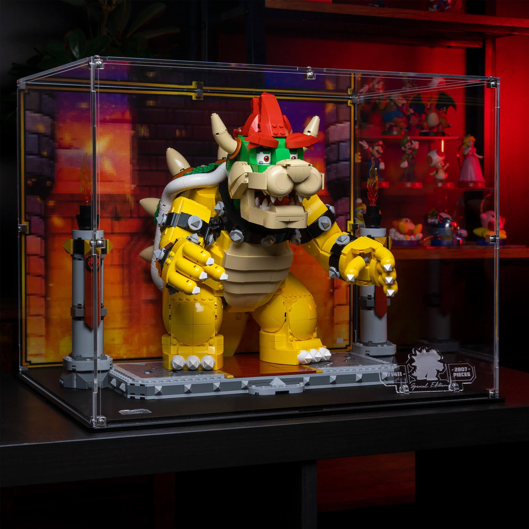 Limited Edition Display Case for LEGO® Mighty Bowser (71411)