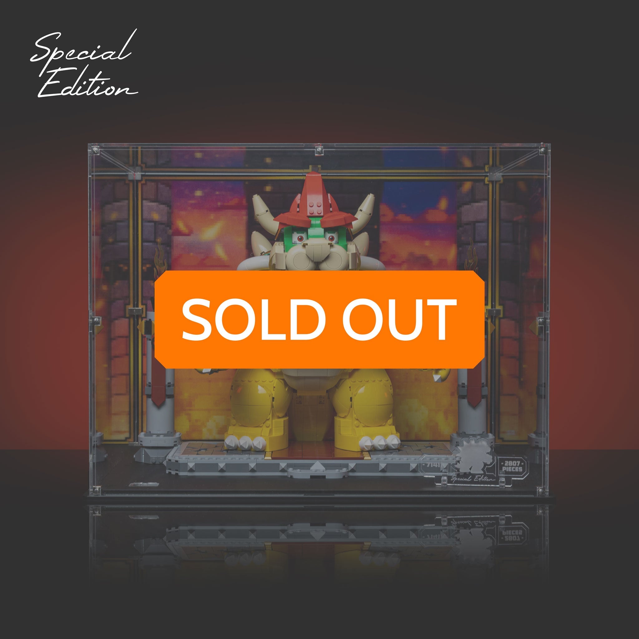 Limited Edition Display Case for LEGO® Mighty Bowser (71411)