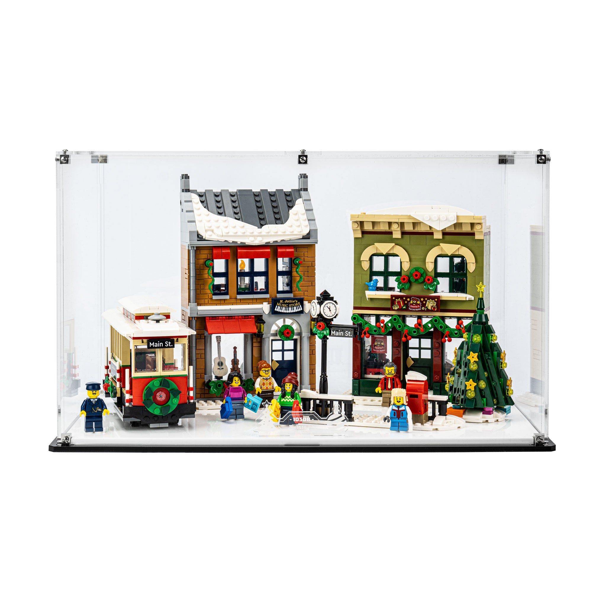 Display Case for LEGO® Icons: Holiday Main Street (10308)