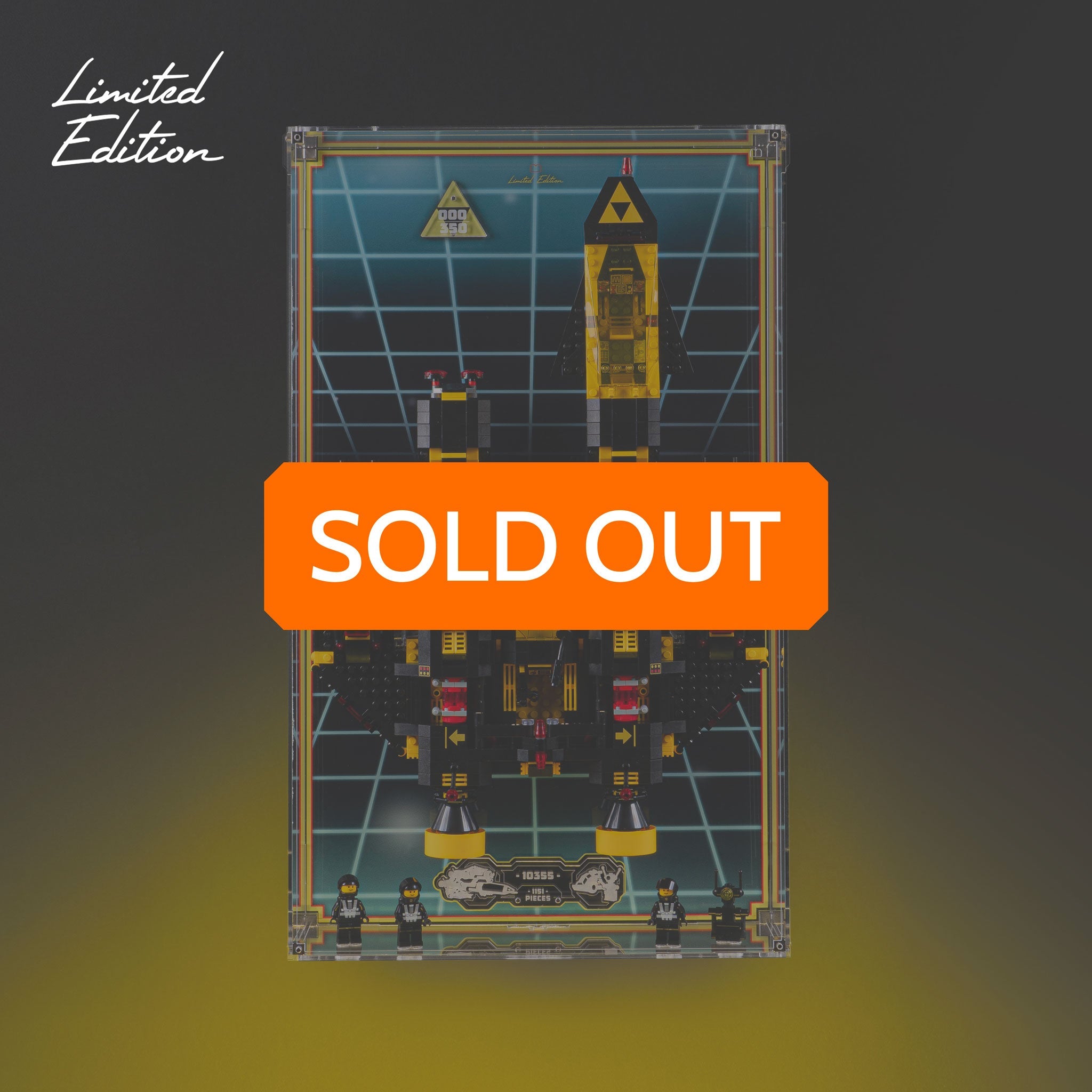 Limited Edition Wall Mounted Display Case for LEGO® Icons: Blacktron Renegade (10355)