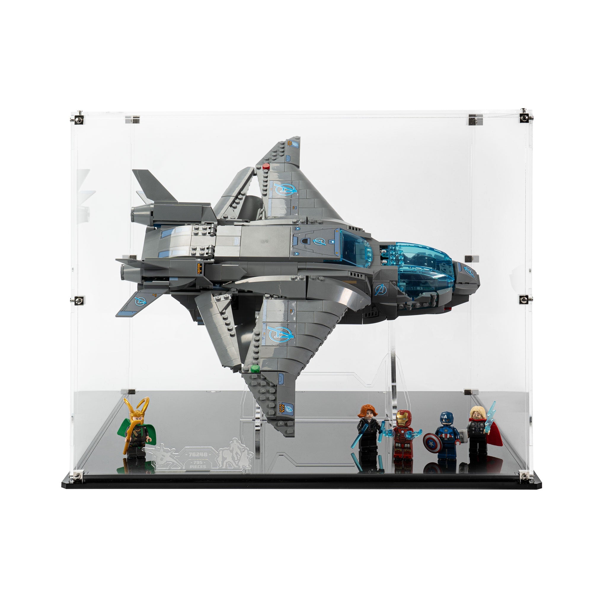 Display Case for LEGO® Marvel: The Avengers Quinjet (76248)