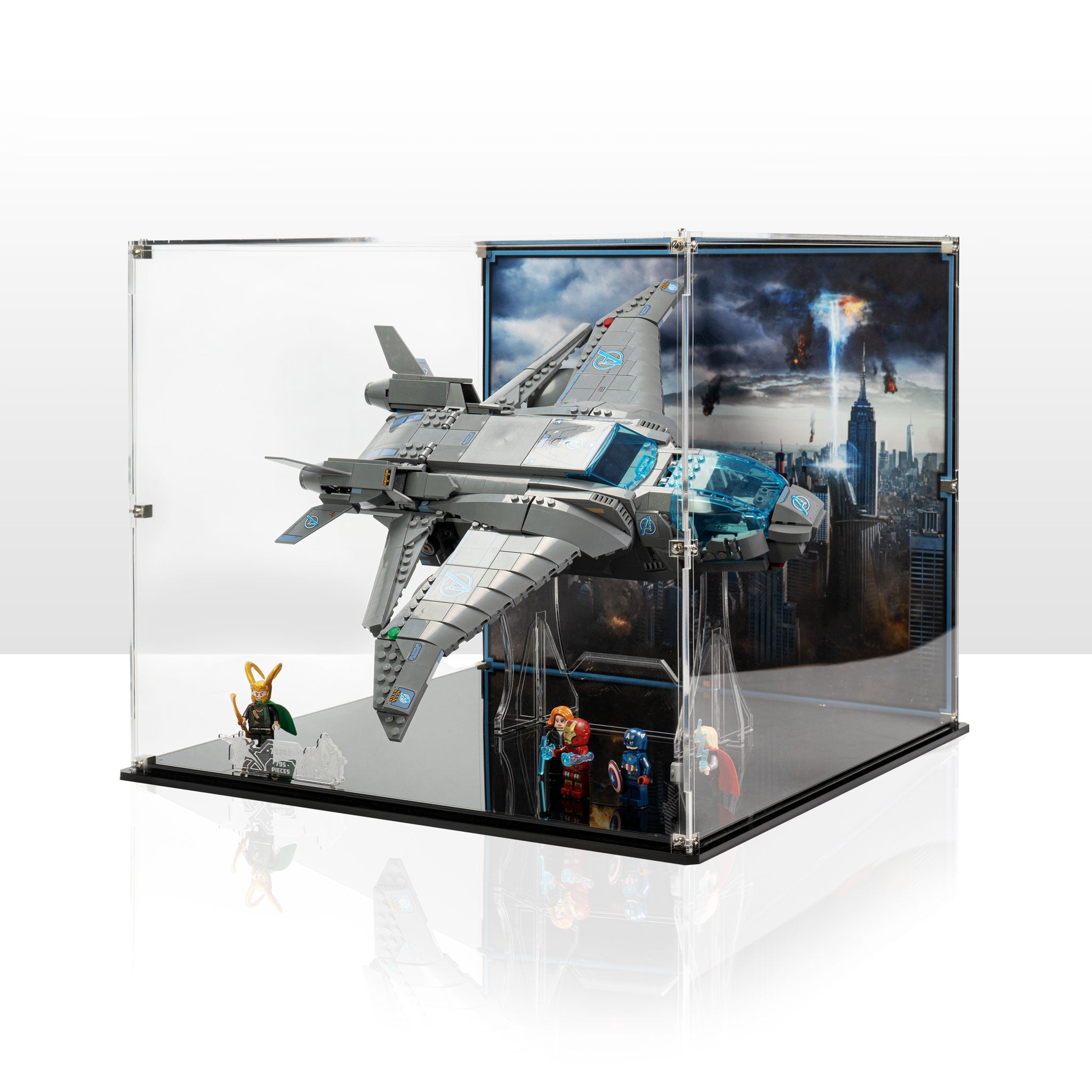 Display Case for LEGO® Marvel: The Avengers Quinjet (76248)