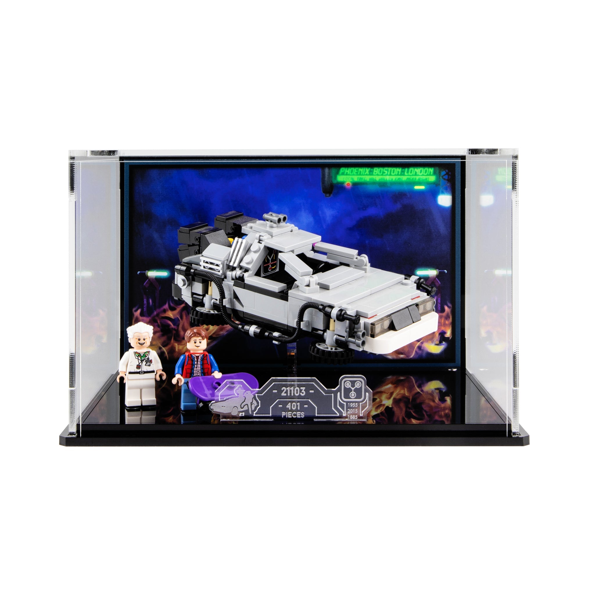 Display Case for LEGO® Ideas: The DeLorean (21103)