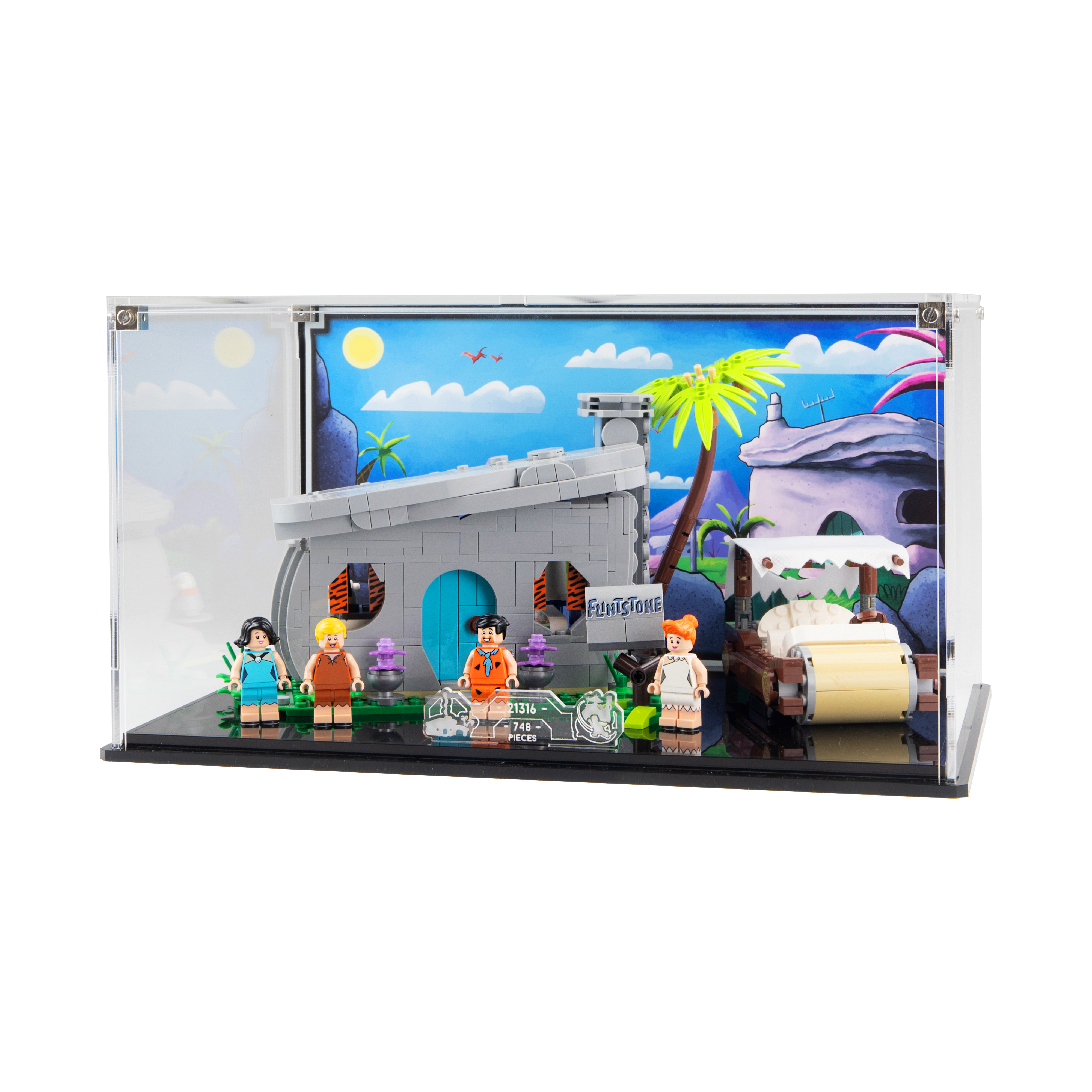 Display Case for LEGO® Ideas: The Flintstones (21316)