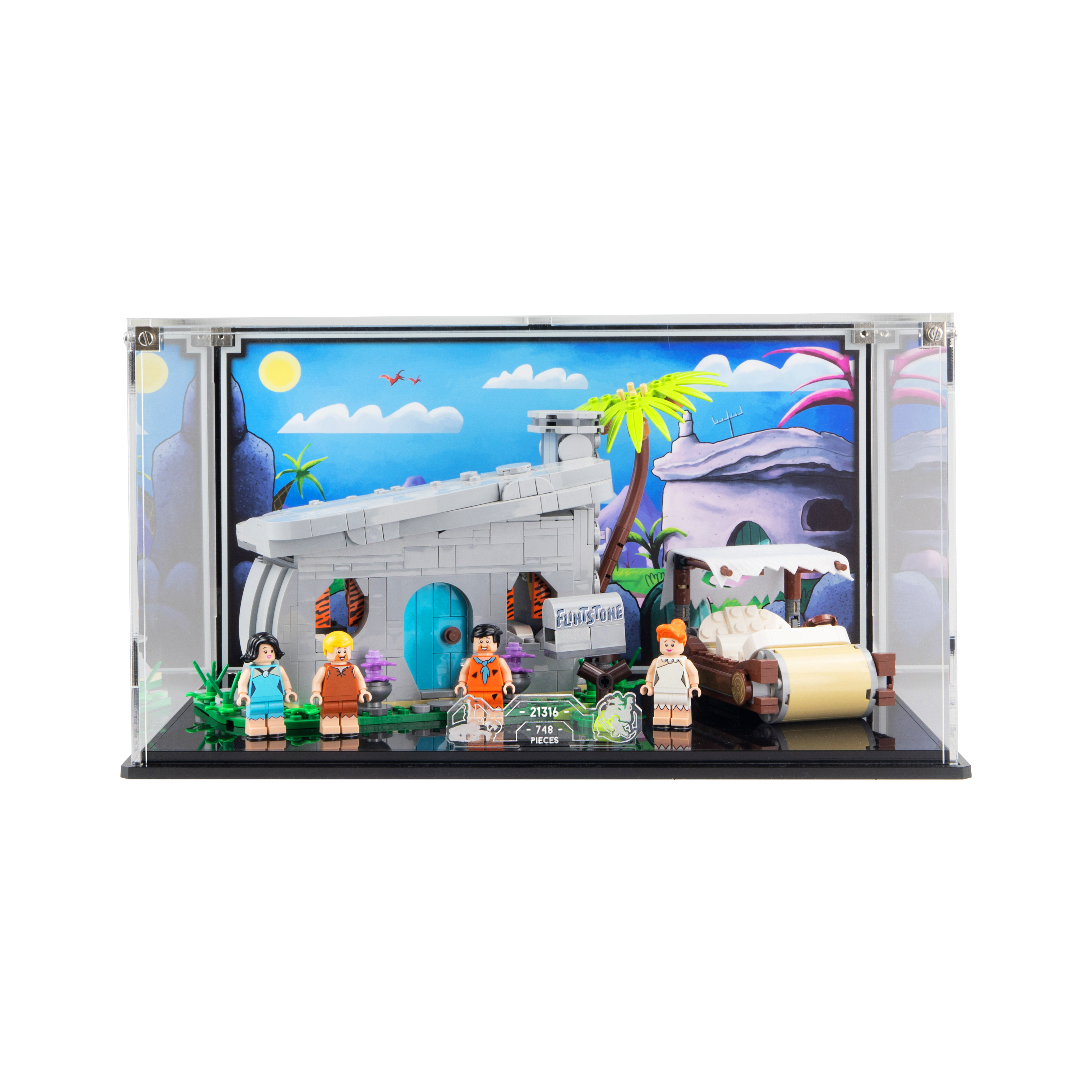 Display Case for LEGO® Ideas: The Flintstones (21316)