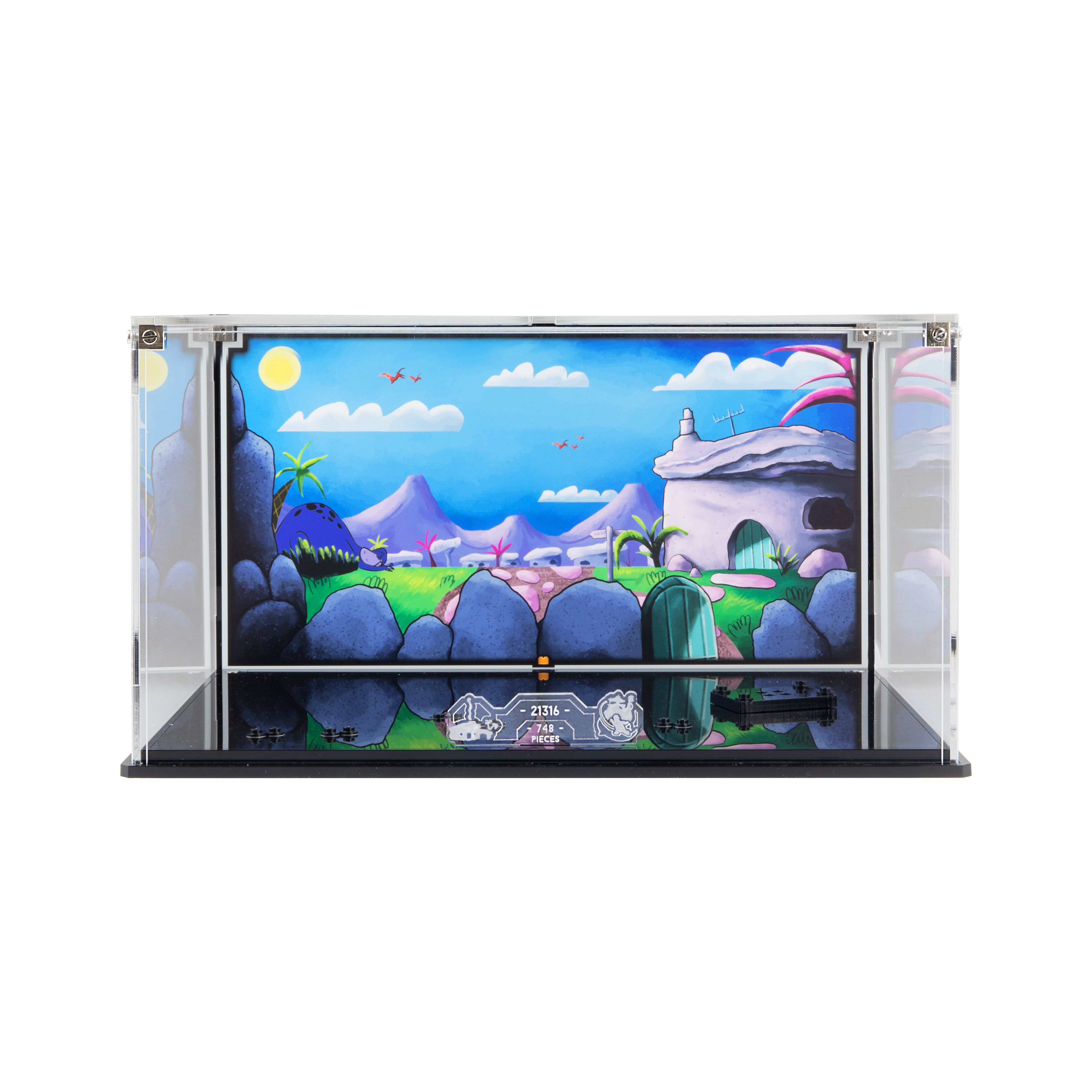 Display Case for LEGO® Ideas: The Flintstones (21316)