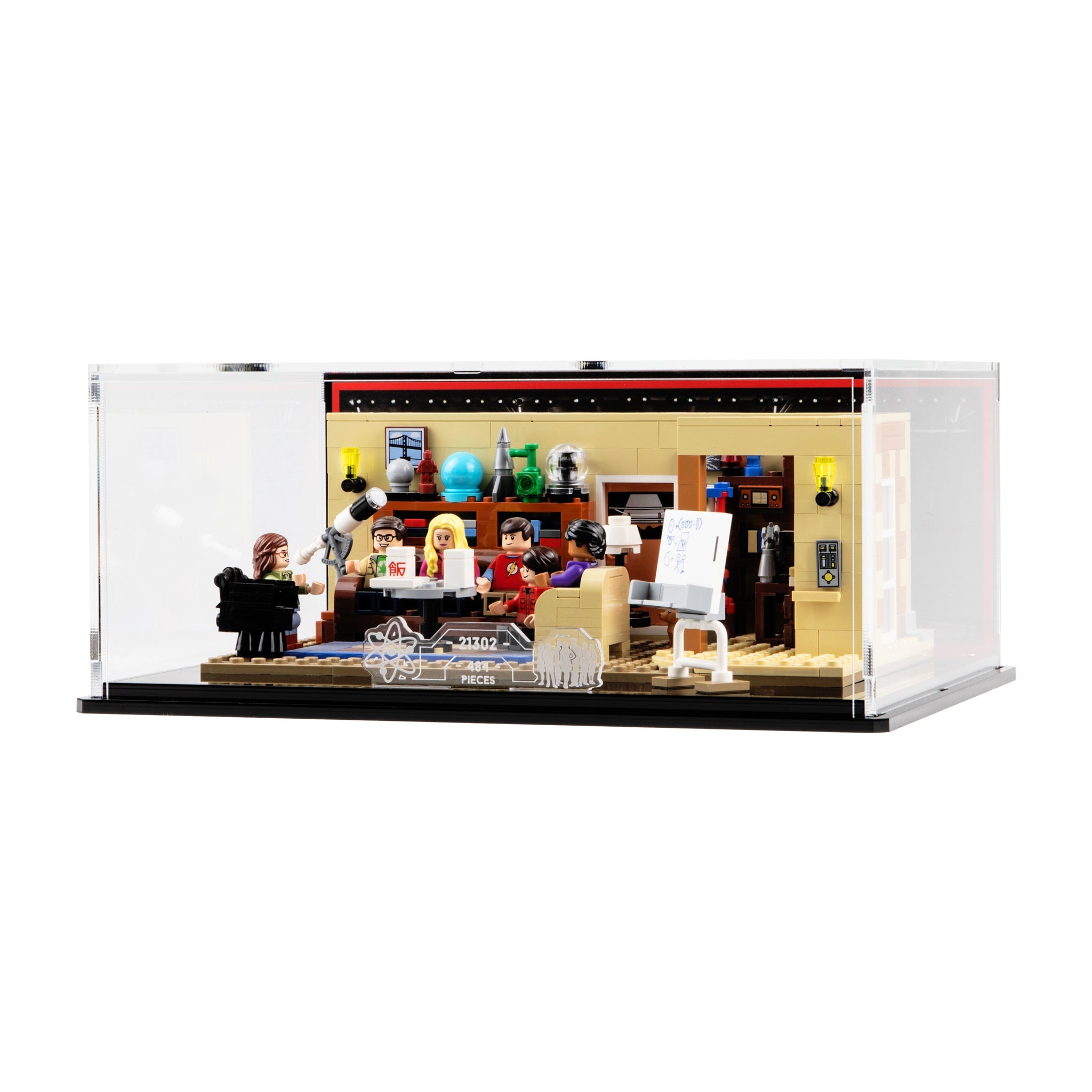 Display Case for LEGO® Ideas: The Big Bang Theory (21302)