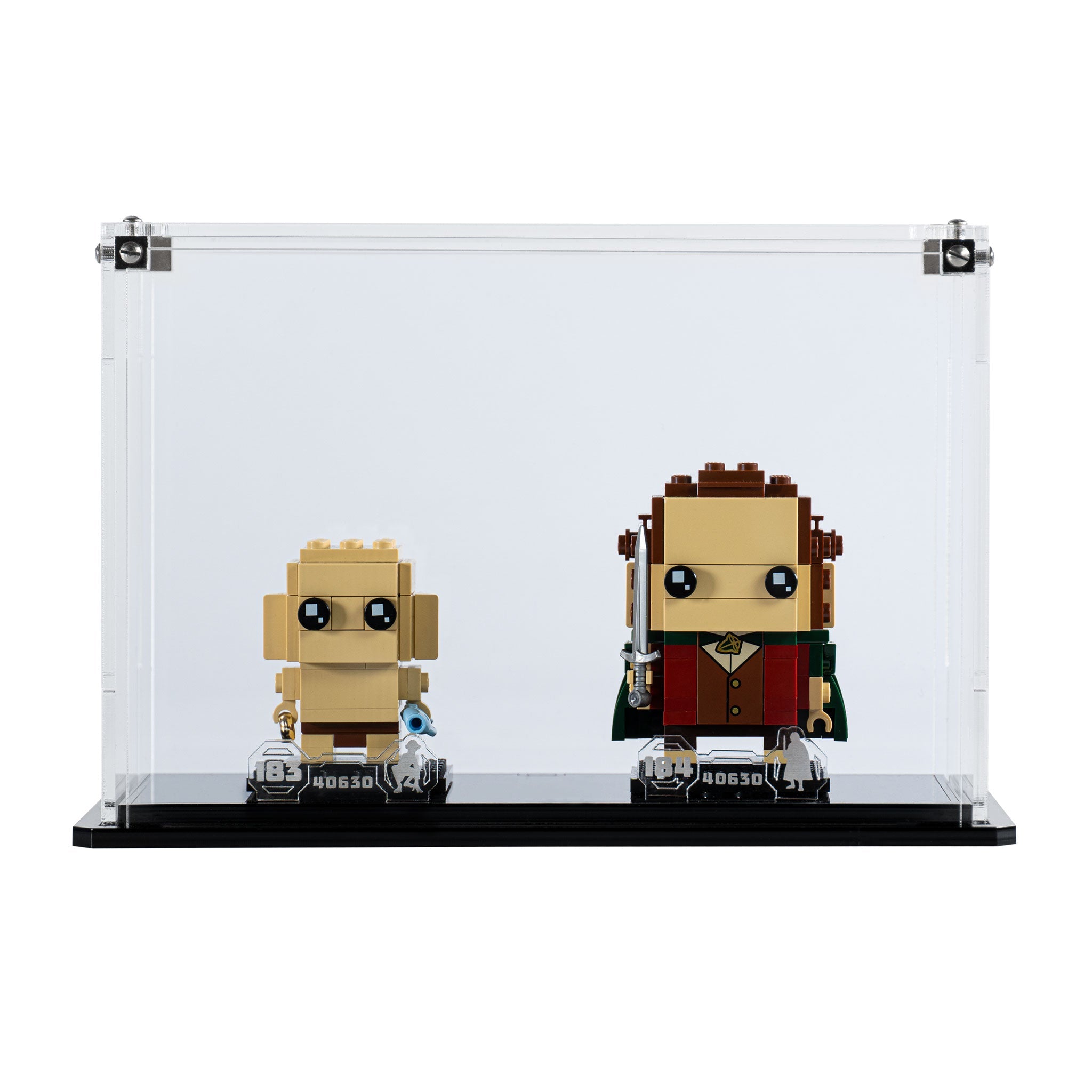 Display Case for LEGO® Brickheadz: Frodo™ & Gollum™ (40630)