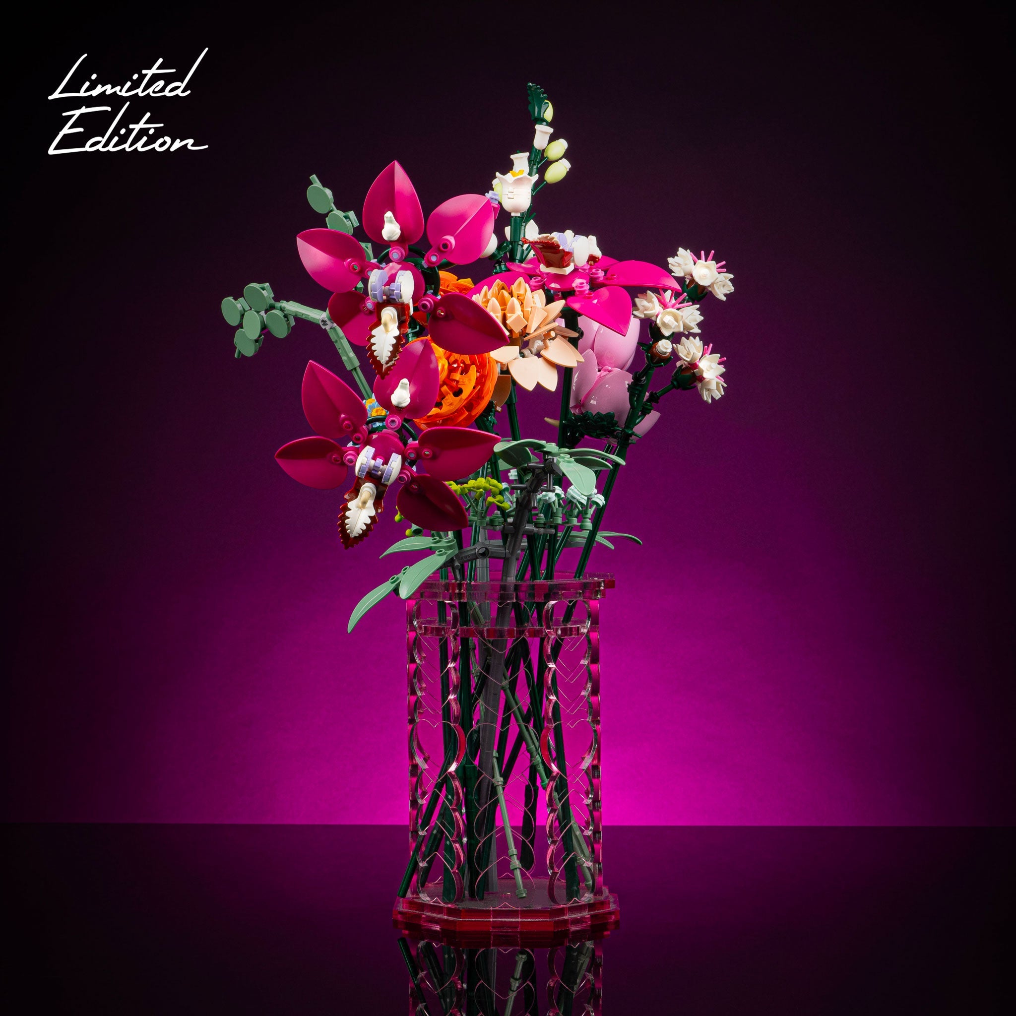 Limited Edition Large Valentine’s Day Vase for LEGO® Botanical Flowers