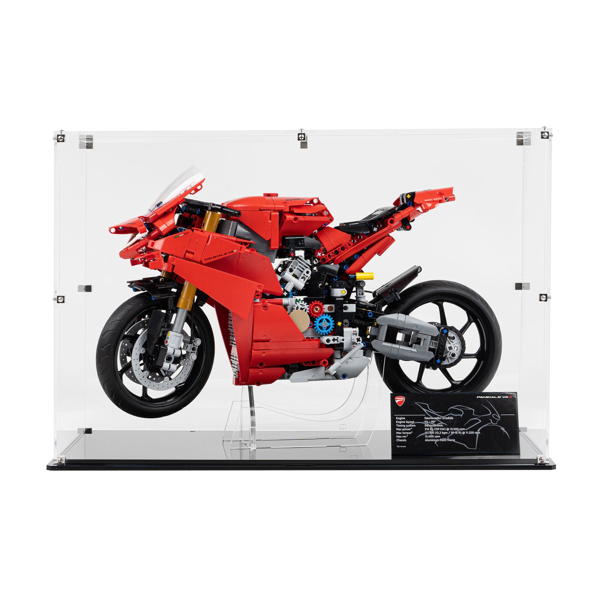 Display Case for LEGO Technic: Ducati Panigale V4 S (42202)