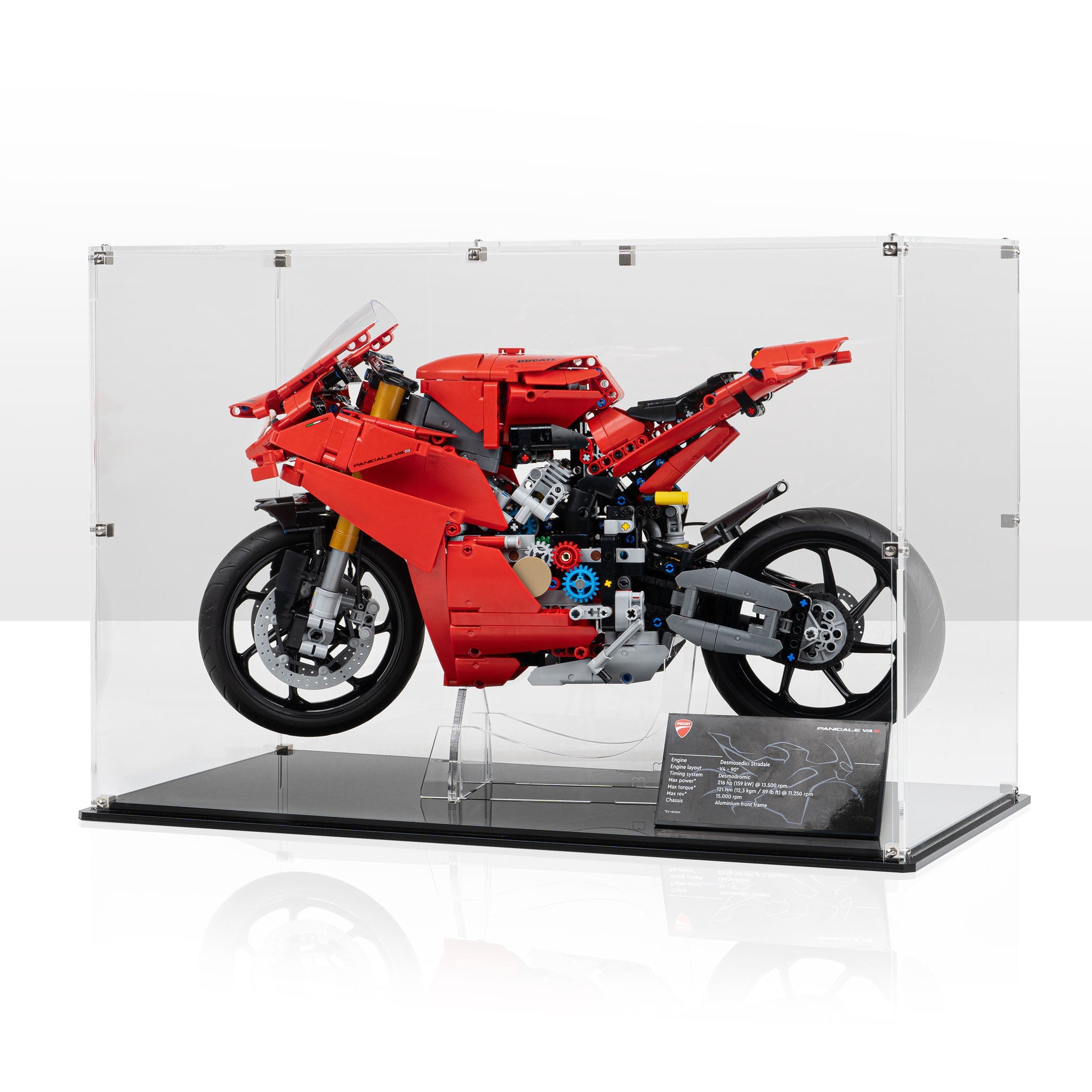 Display Case for LEGO Technic: Ducati Panigale V4 S (42202)