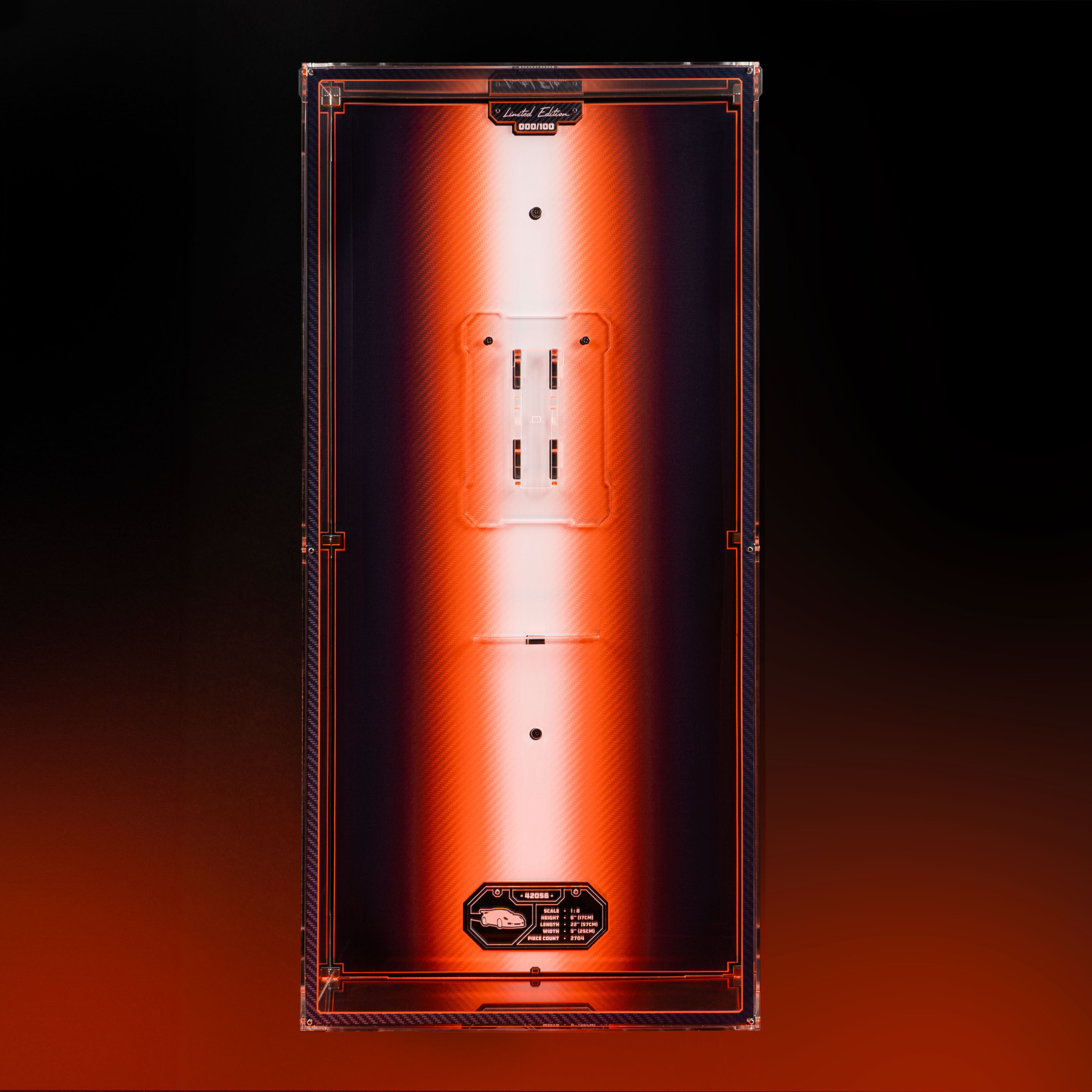 Limited Edition Wall Mounted Display Case for LEGO® Technic™ Porsche 911 GT3 RS (42056)