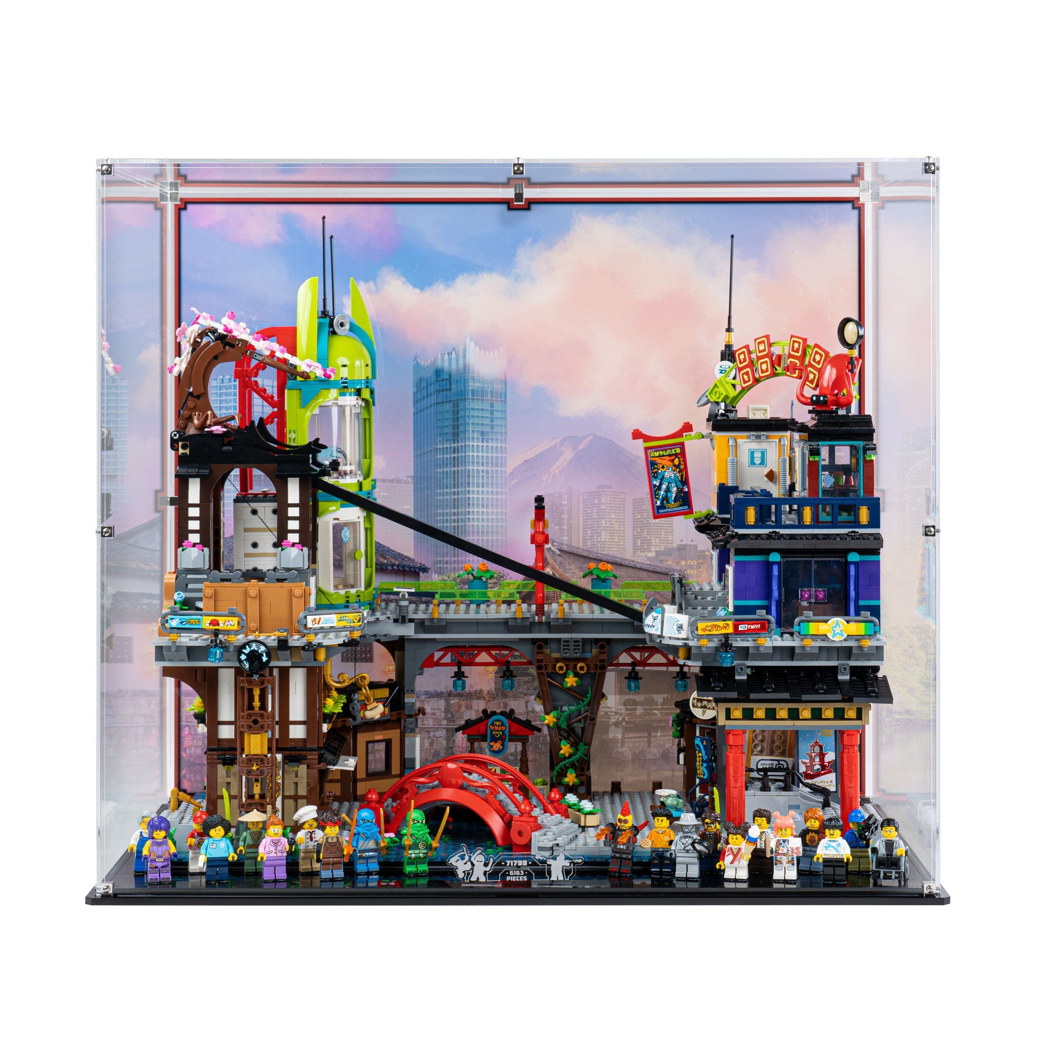 Display Case for LEGO® NINJAGO® City Markets (71799)