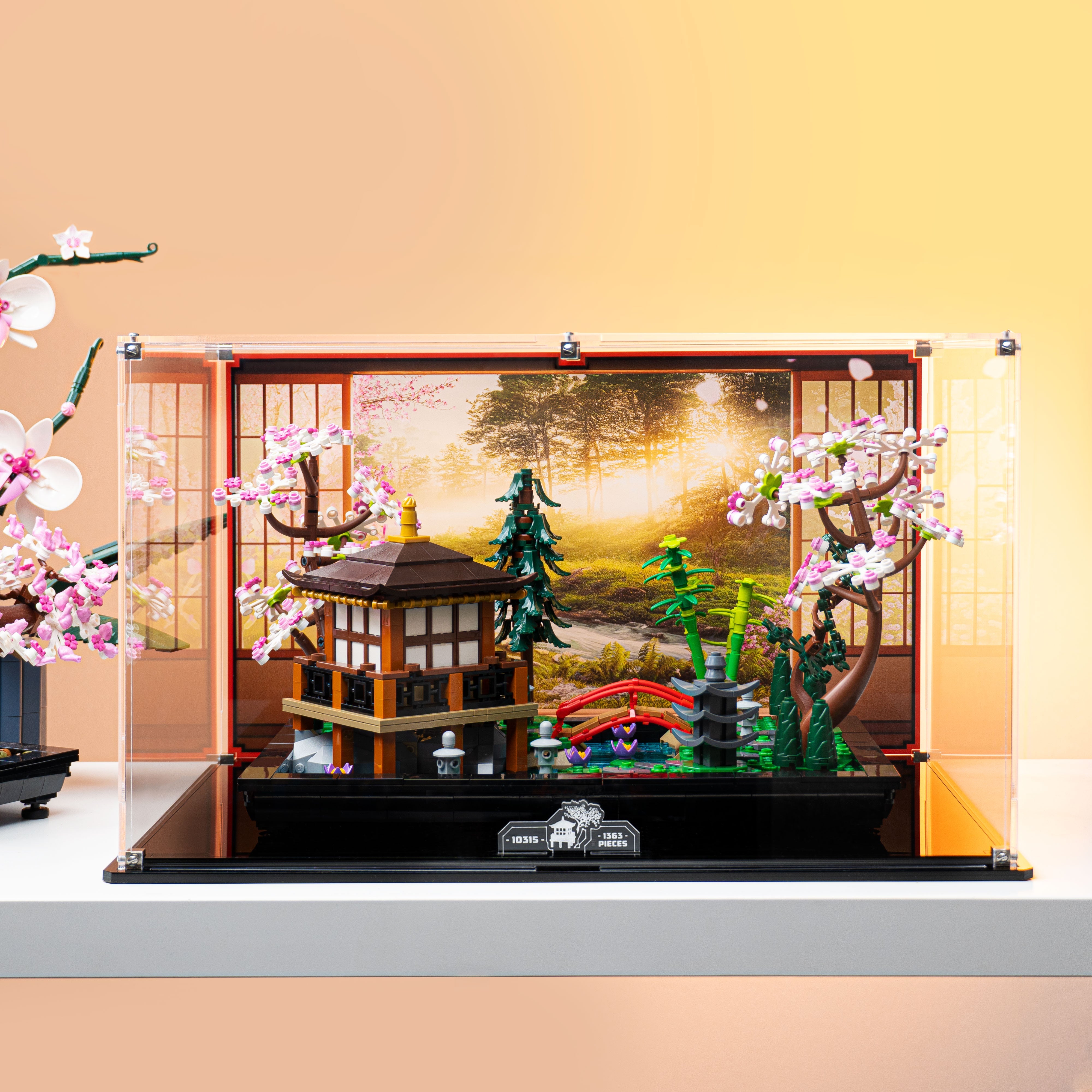 Display Case for LEGO® Icons: Tranquil Garden (10315)