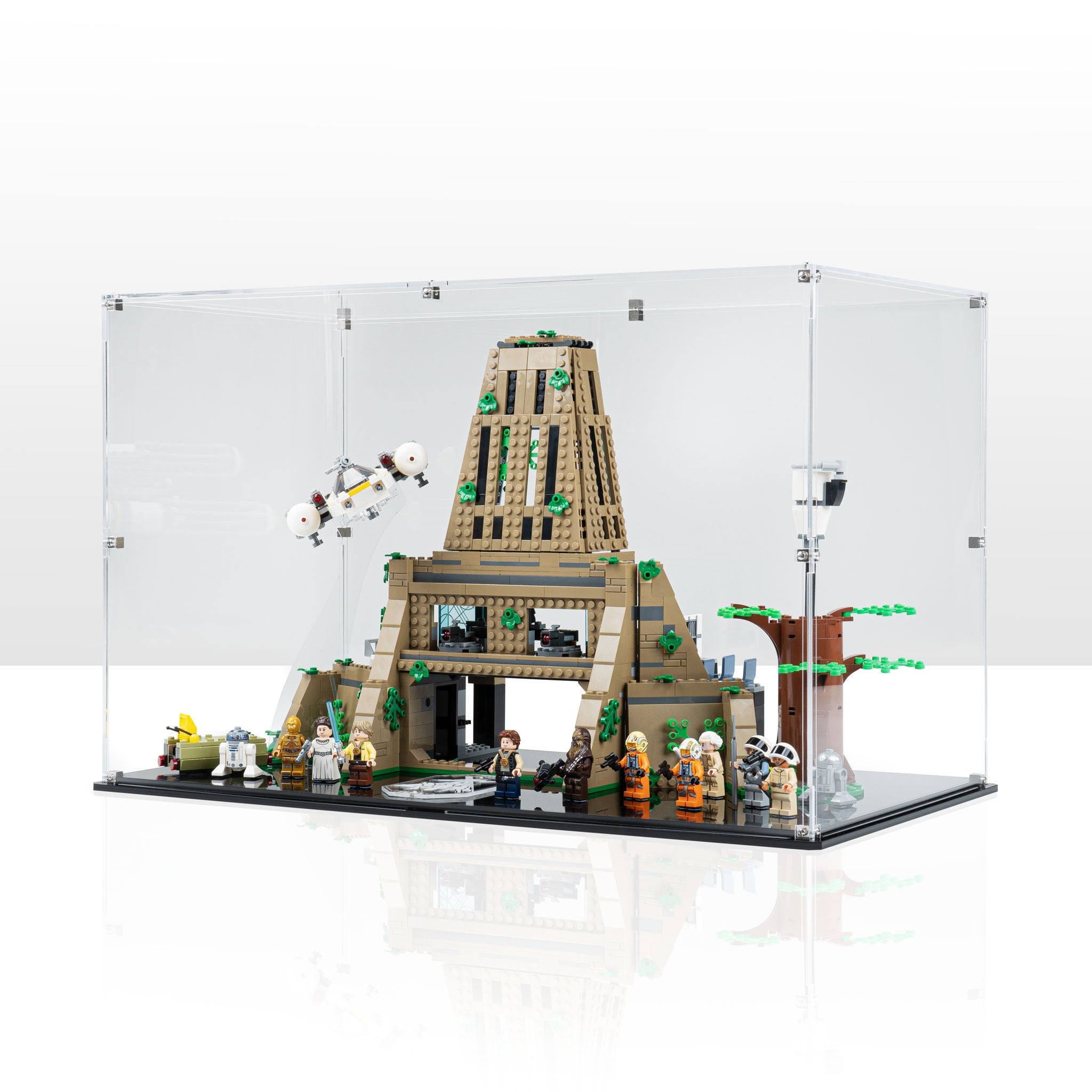Clear Display Case for LEGO® Star Wars Yavin 4 Rebel Base (75365)