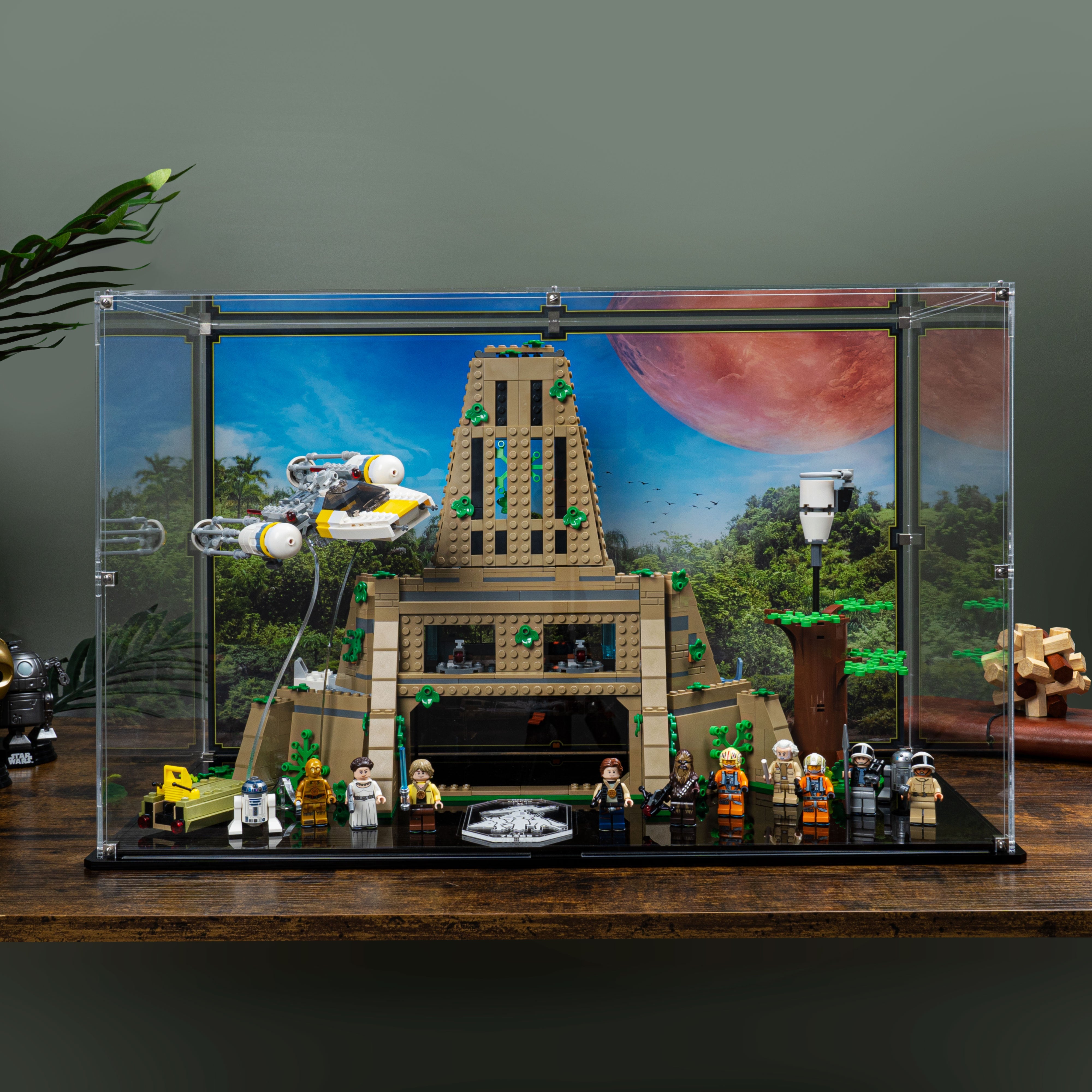 Display Case for LEGO® Star Wars Yavin 4 Rebel Base (75365)