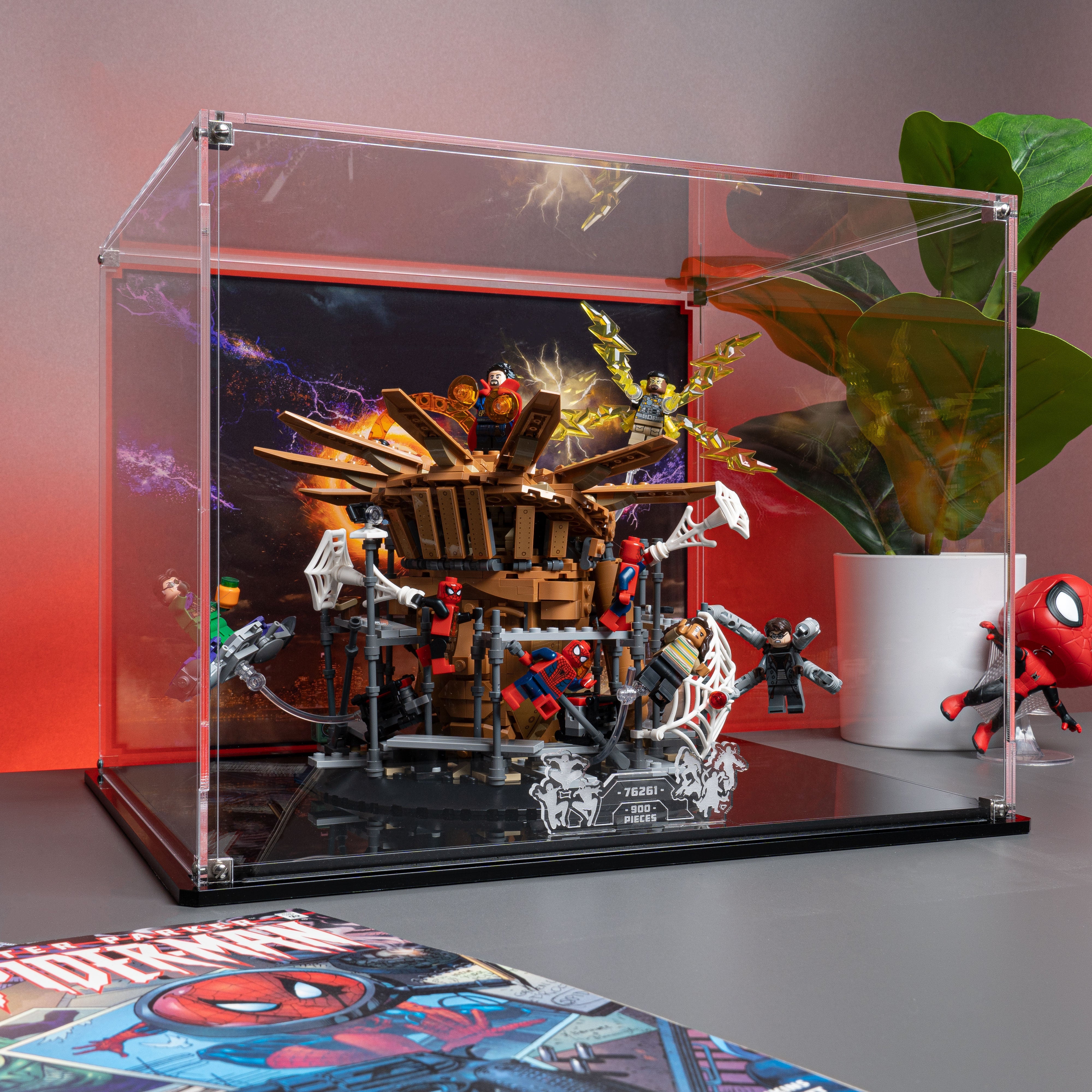 Display Case for LEGO® Marvel Spider-Man Final Battle (76261)