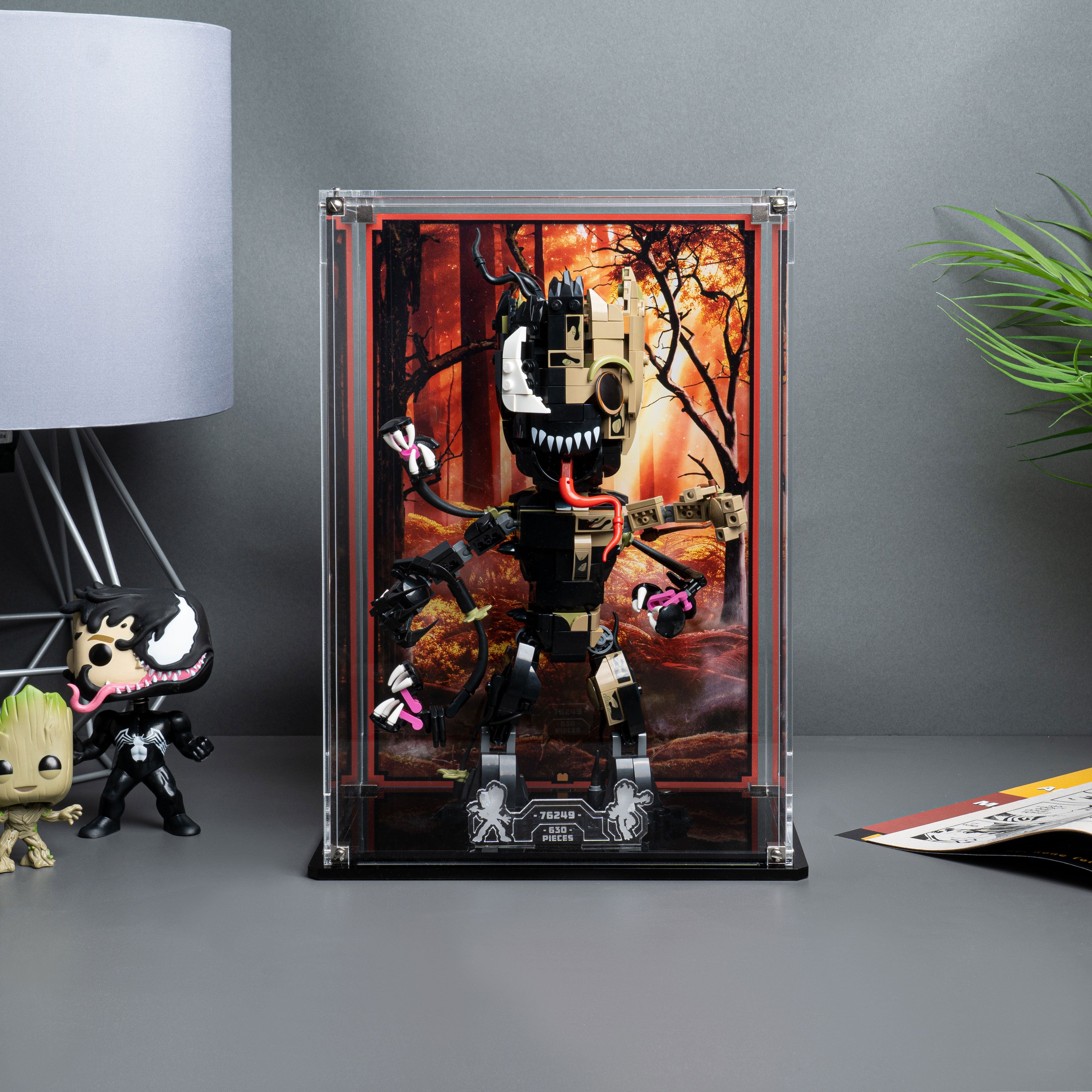 Display Case for LEGO® Marvel Venomised Groot (76249)