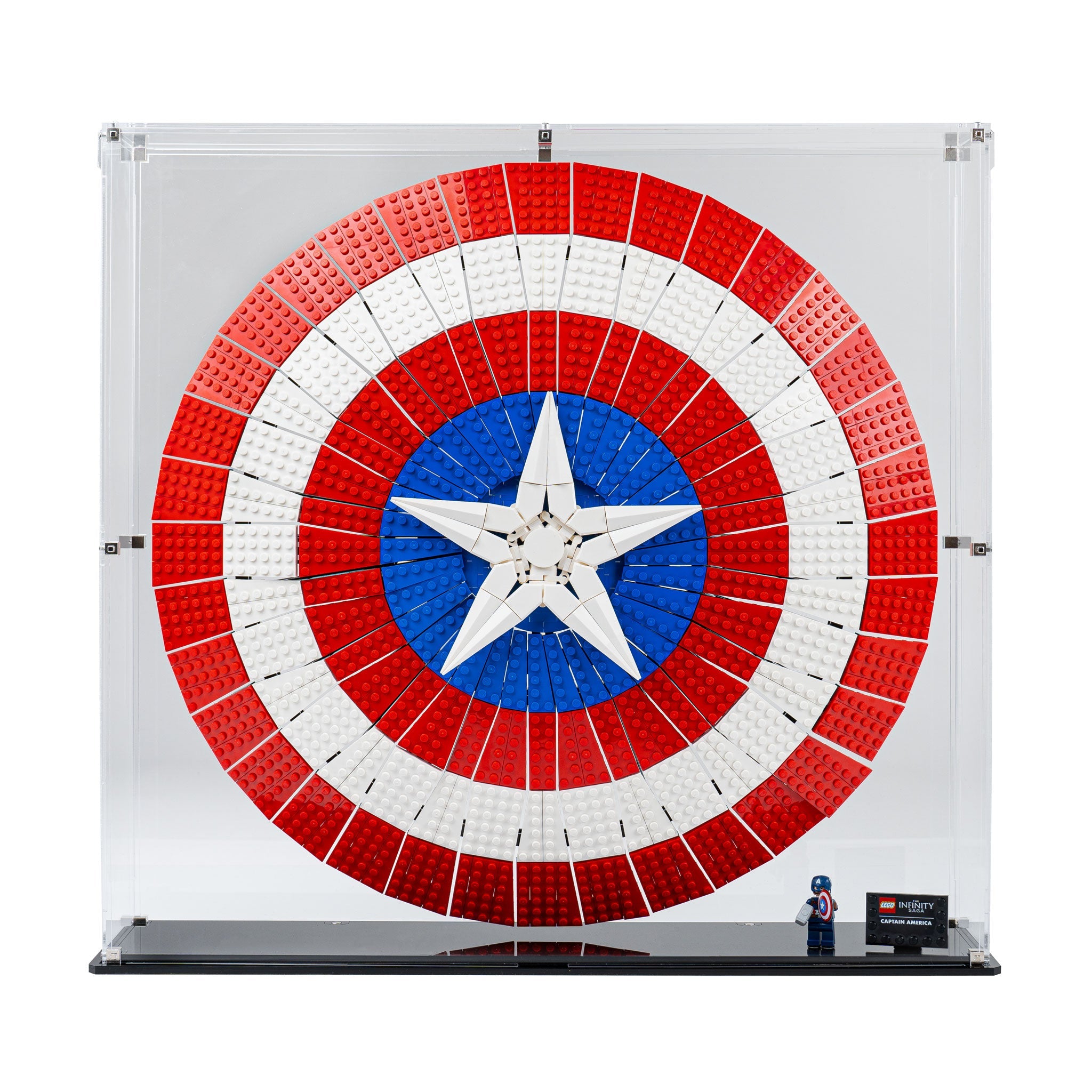 Clear Display Case for LEGO® Marvel Captain America's Shield (76262)