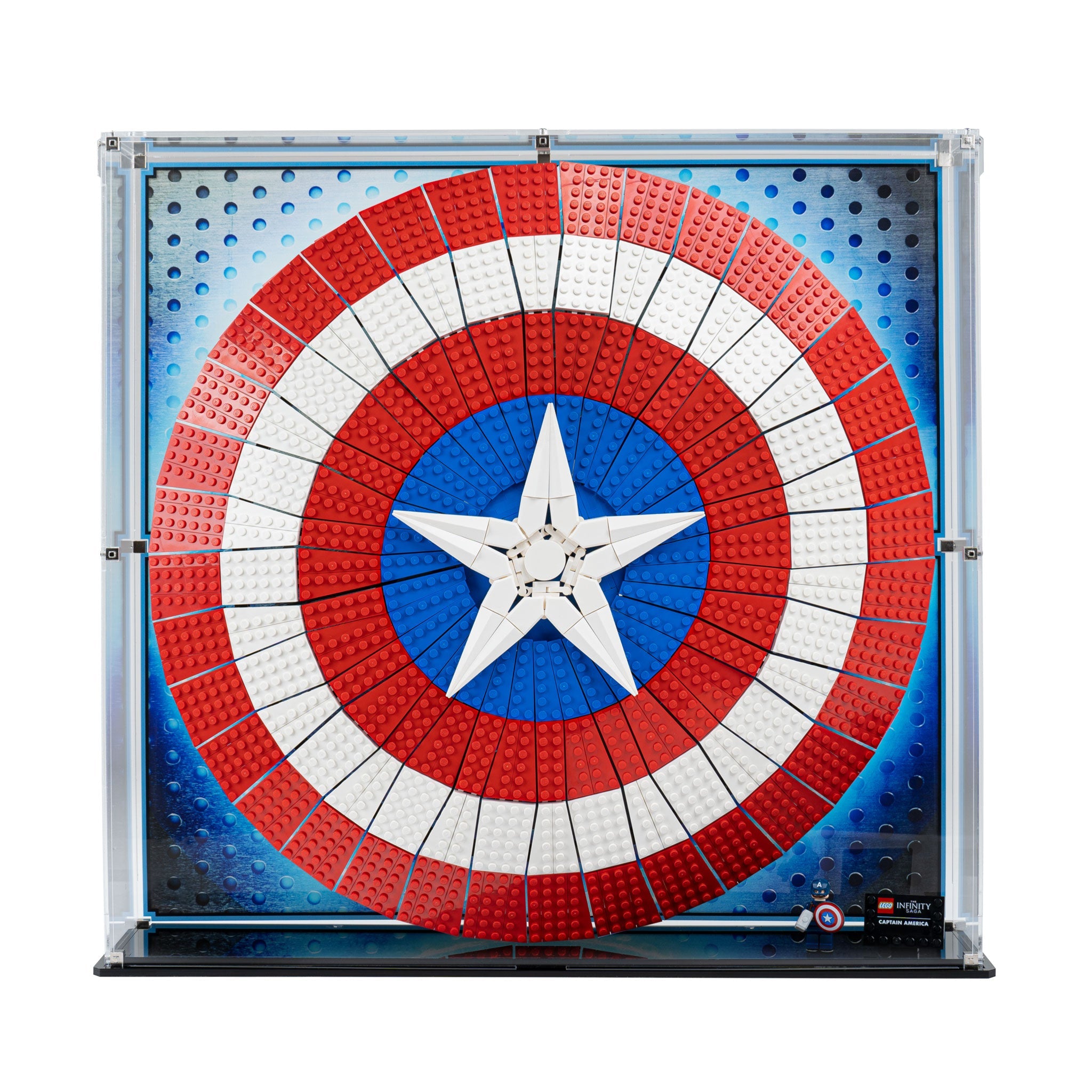 Display Case for LEGO® Marvel Captain America's Shield (76262)
