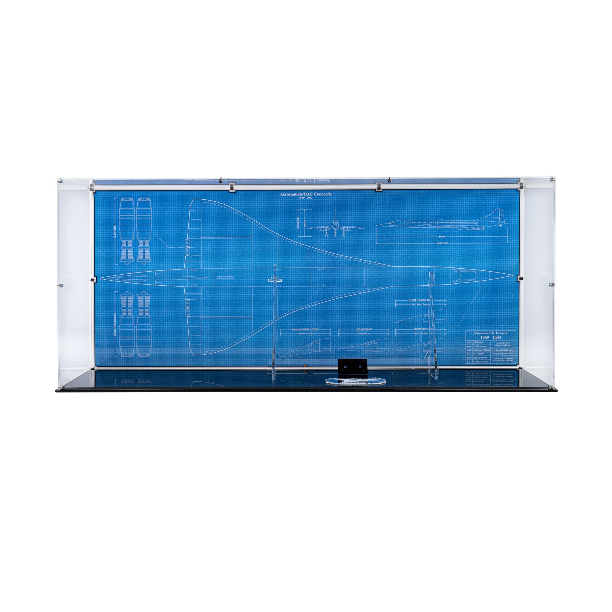 Display Case for LEGO® Icons: Concorde (10318)