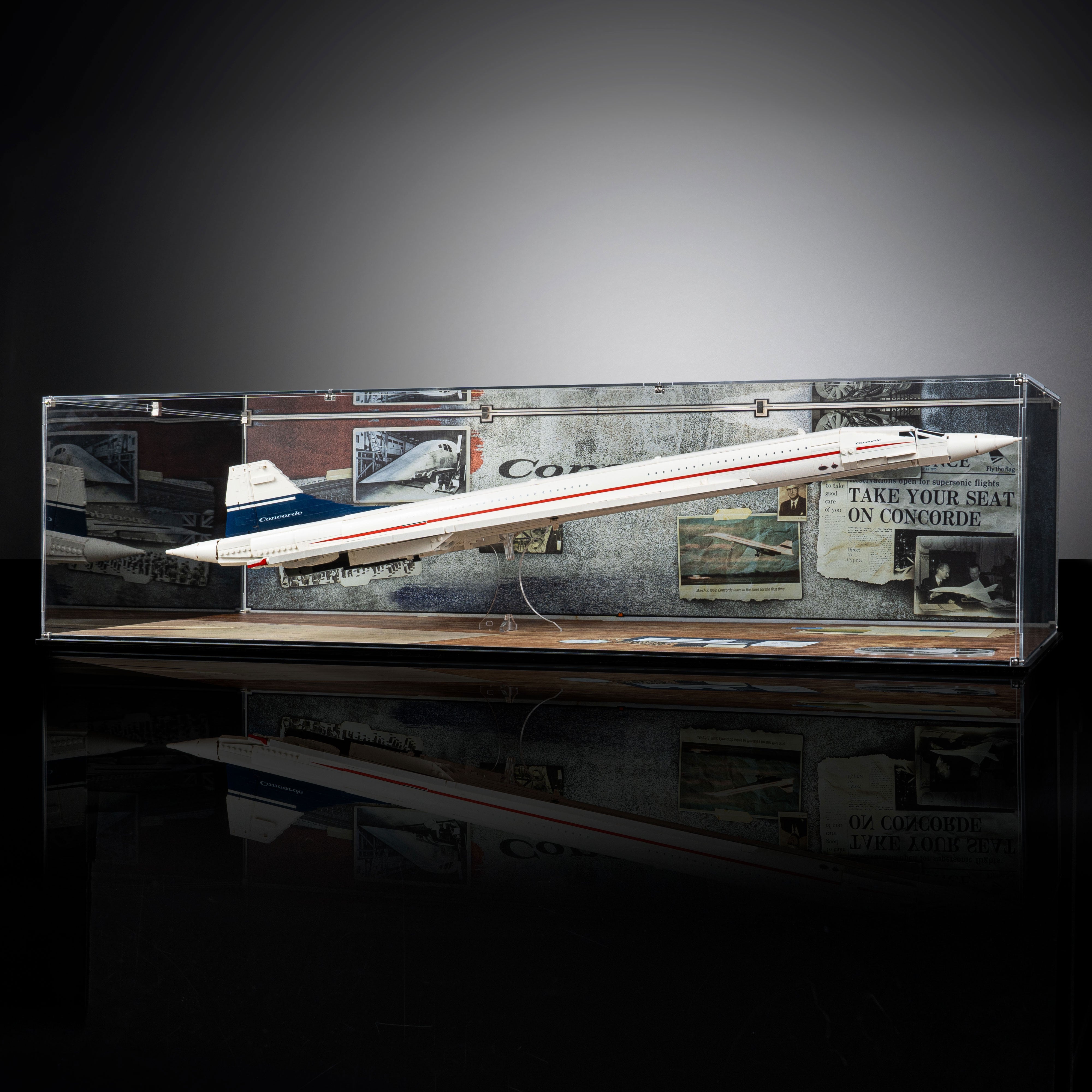 Limited Edition Display Case for LEGO® Icons: Concorde (10318)