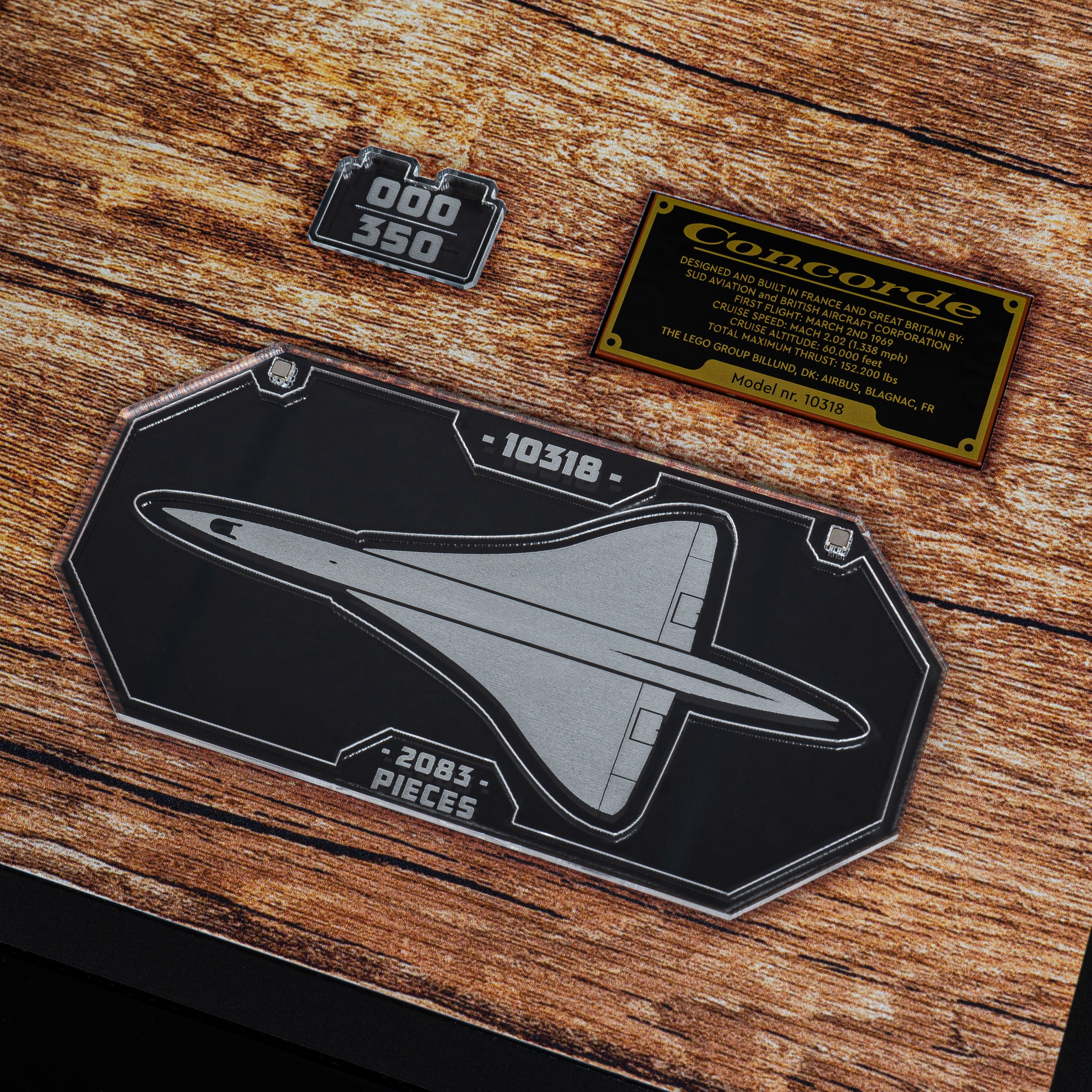 Limited Edition Display Case for LEGO® Icons: Concorde (10318)