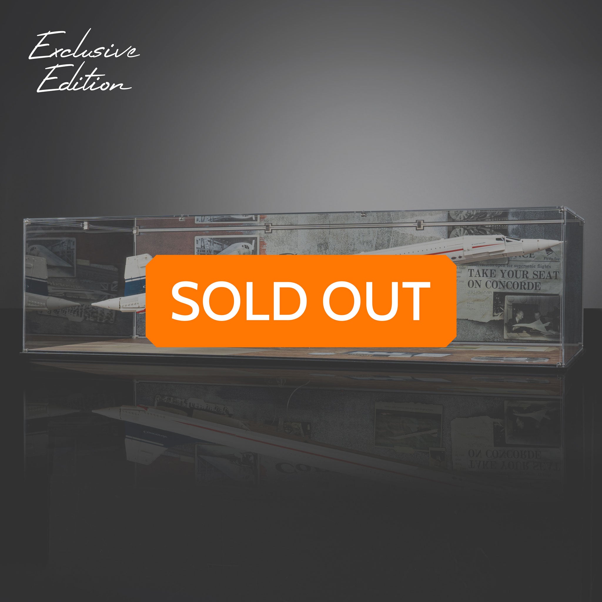 Limited Edition Display Case for LEGO® Icons: Concorde (10318)