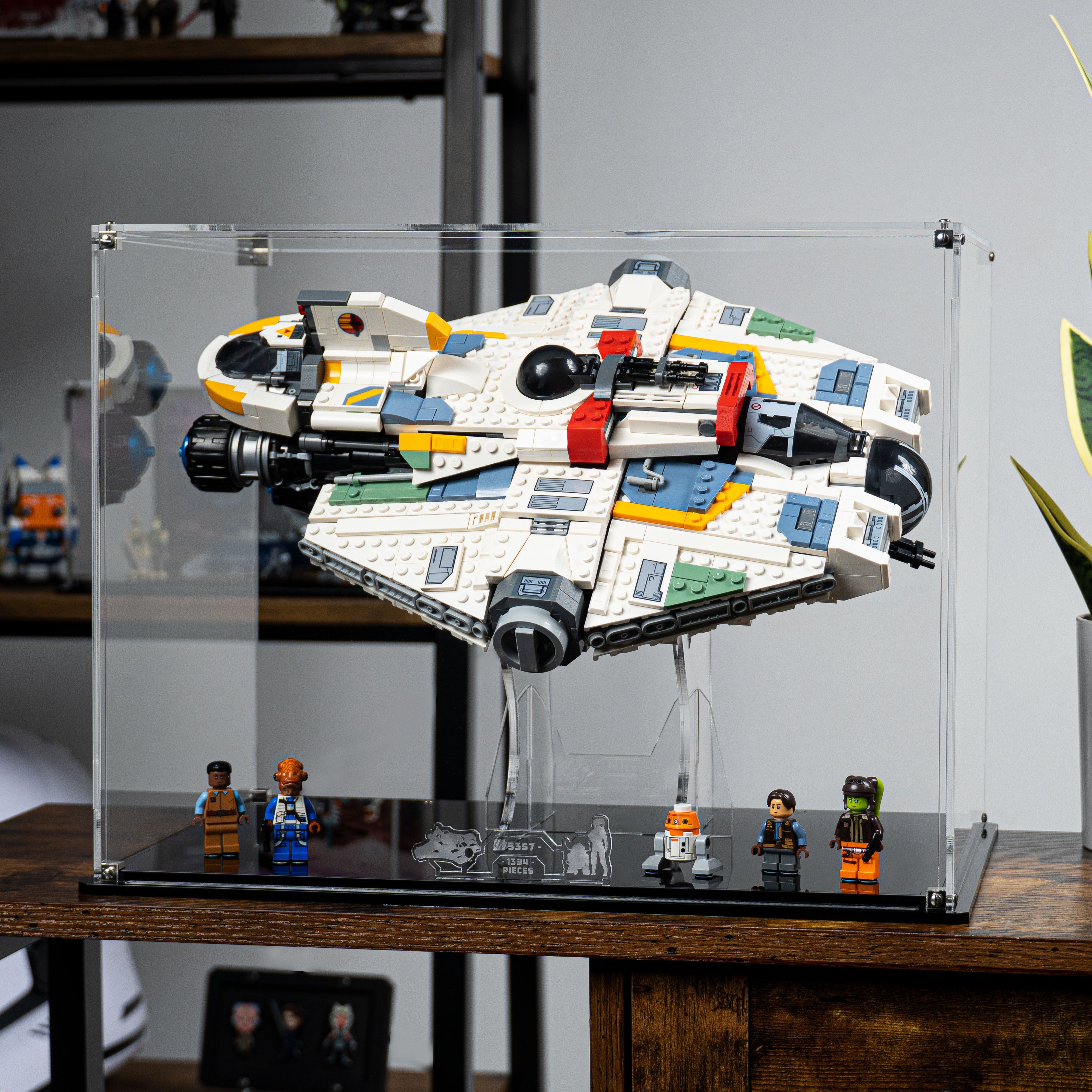 Clear Display Case for LEGO® Star Wars Ghost & Phantom II (75357)