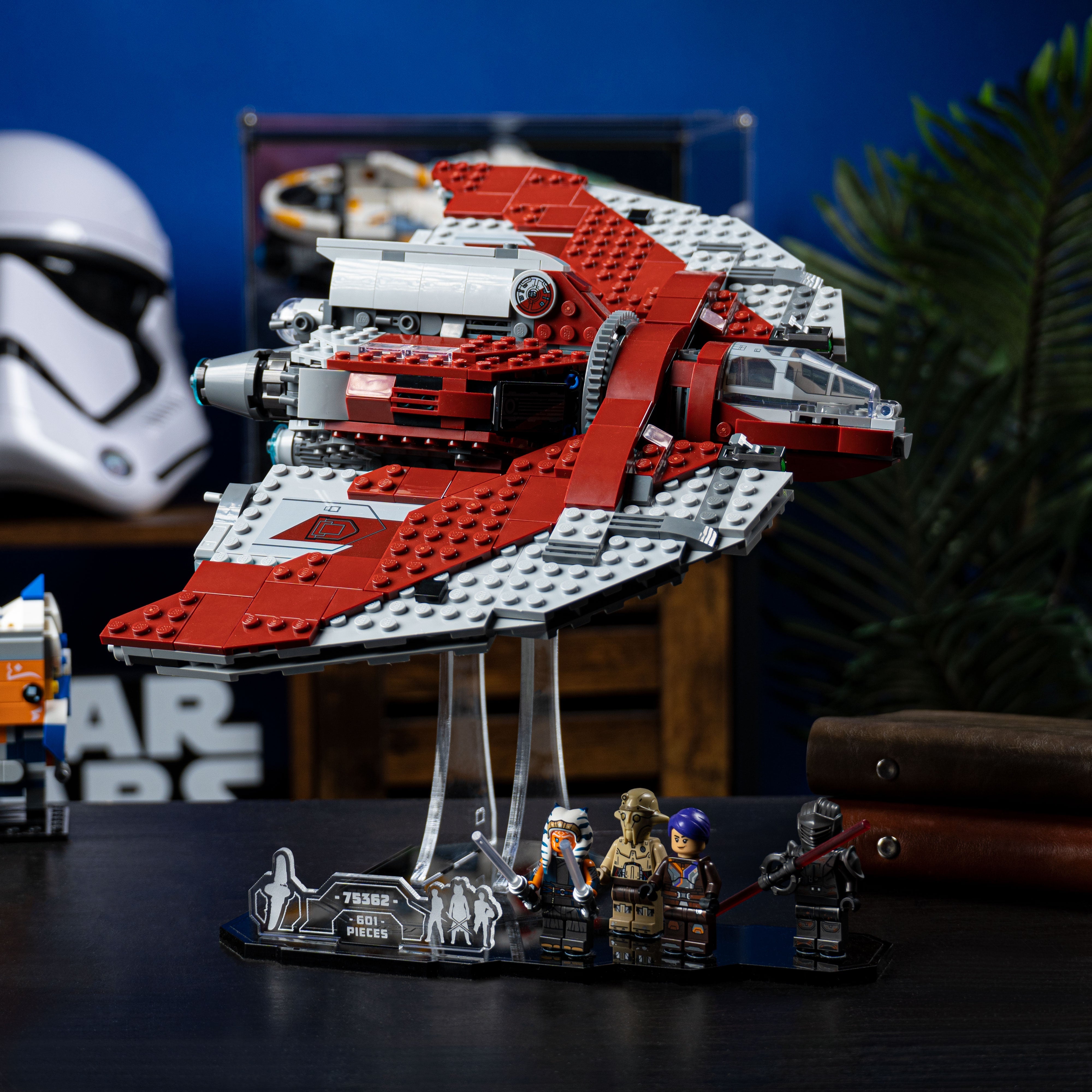 Display Stand for LEGO® Star Wars™ Ahsoka Tano's T-6 Jedi Shuttle (75362)
