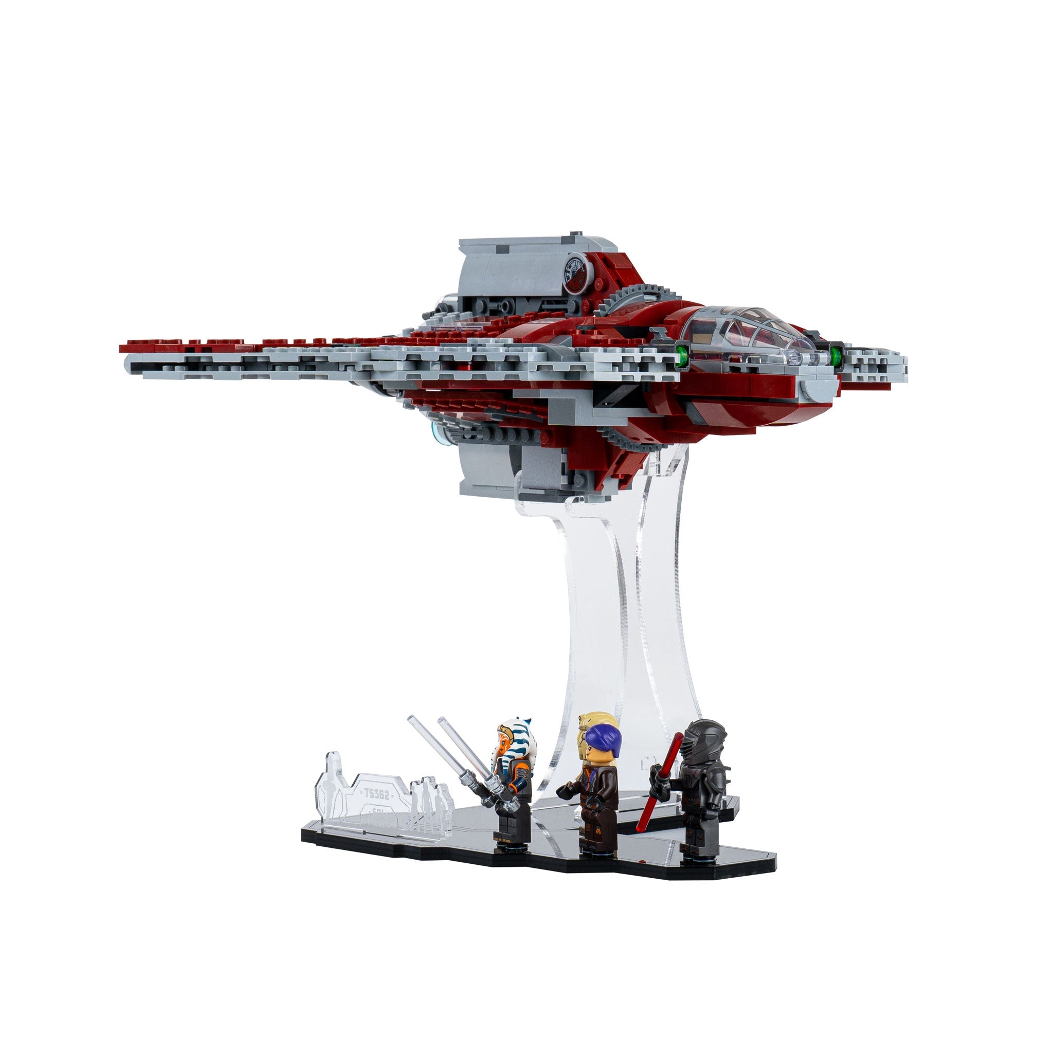 Display Stand for LEGO® Star Wars™ Ahsoka Tano's T-6 Jedi Shuttle (75362)