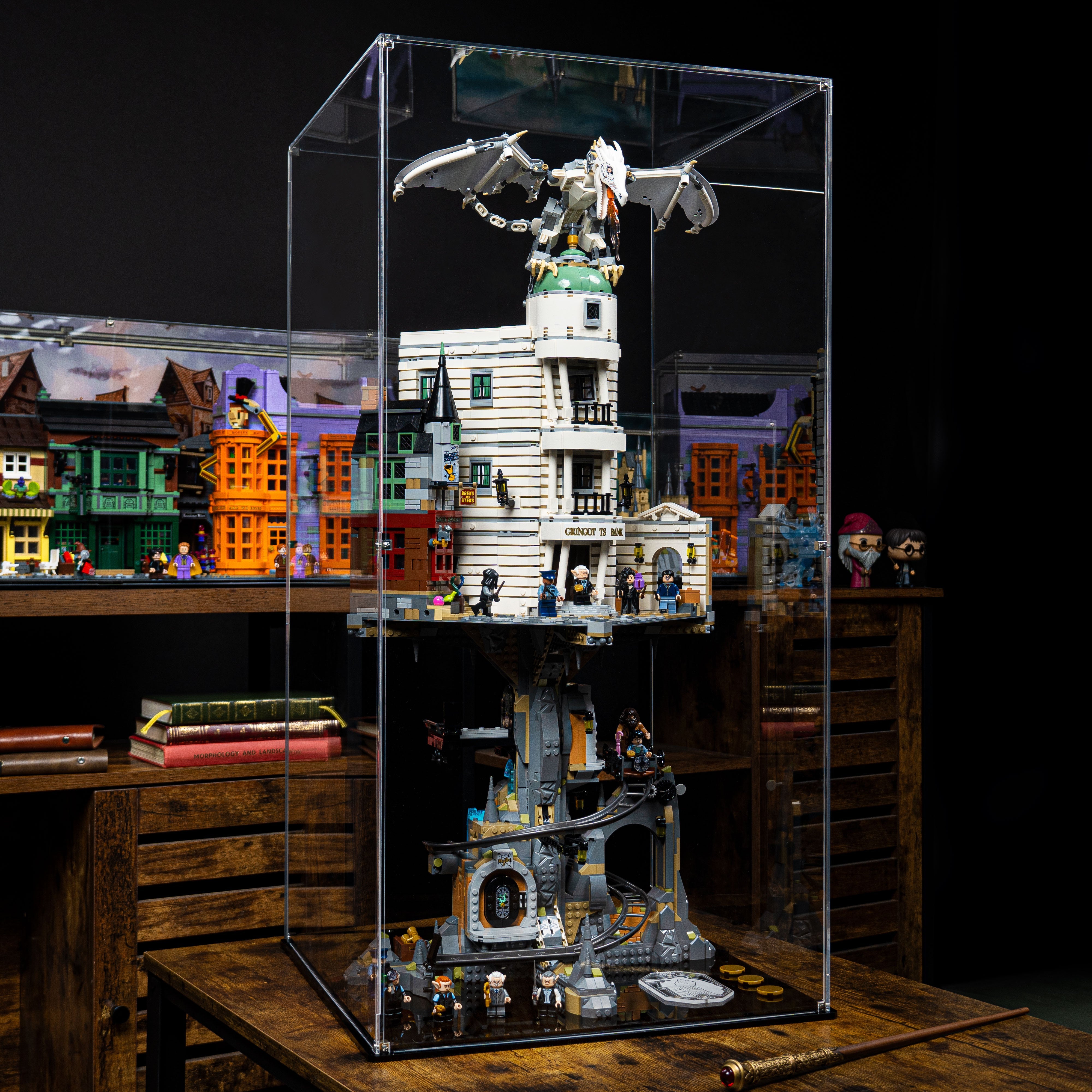 Clear Display Case for LEGO® Harry Potter: Gringotts™ Wizarding Bank – Collectors' Edition (76417)