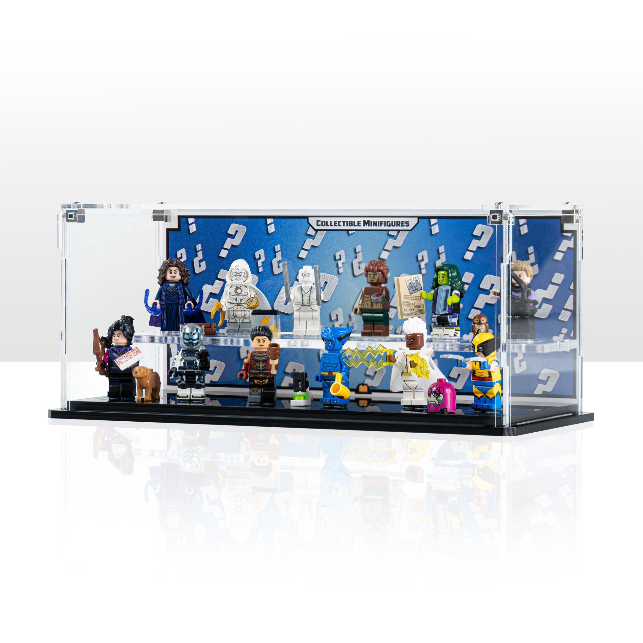 Display Case for LEGO® Marvel Studios Collectable Minifigure Series 2 (71039)