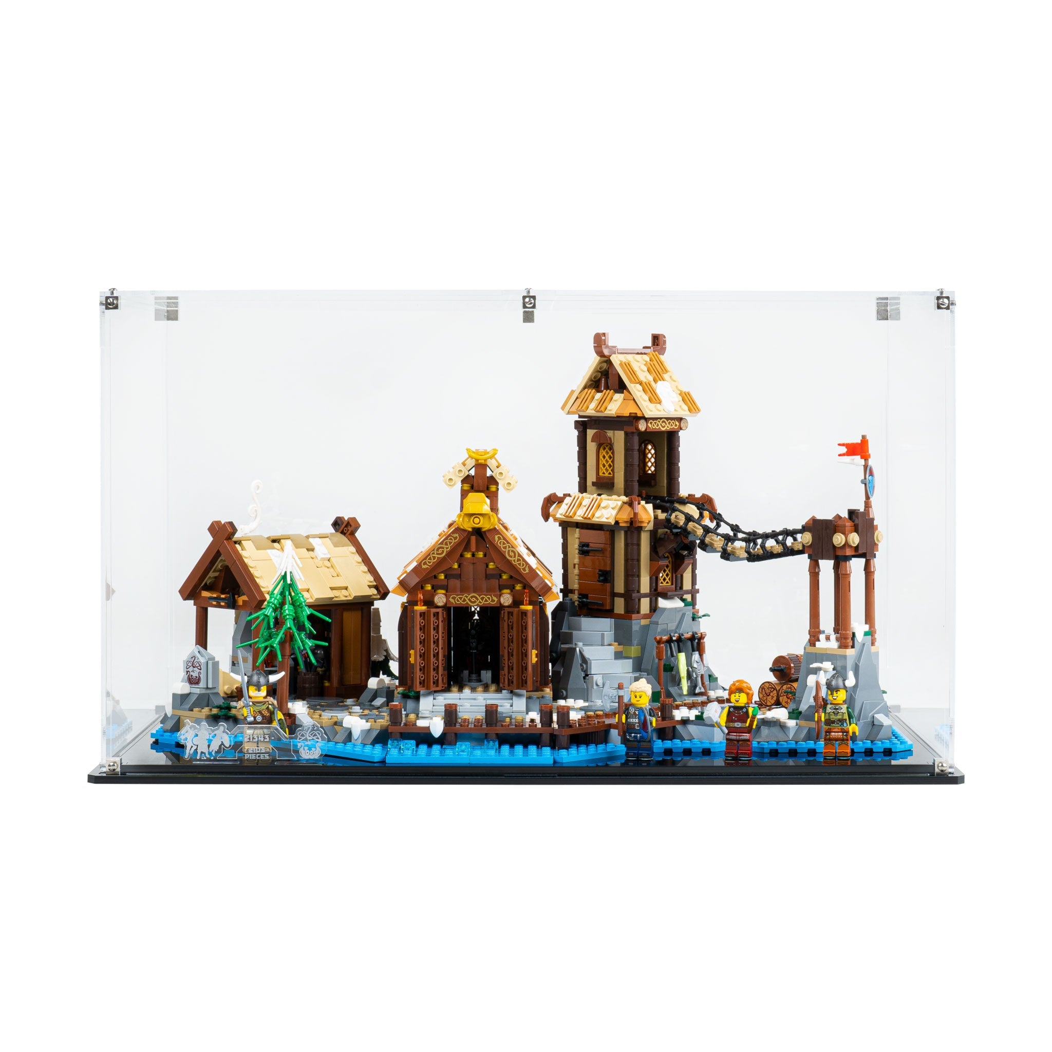 Clear Display Case for LEGO® Ideas: Viking Village (21343)