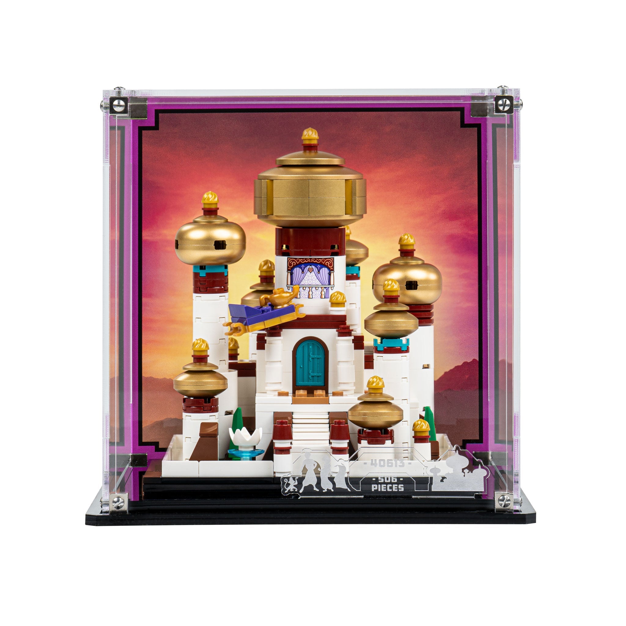 Display Case for LEGO® Mini Disney Palace of Agrabah (40613)