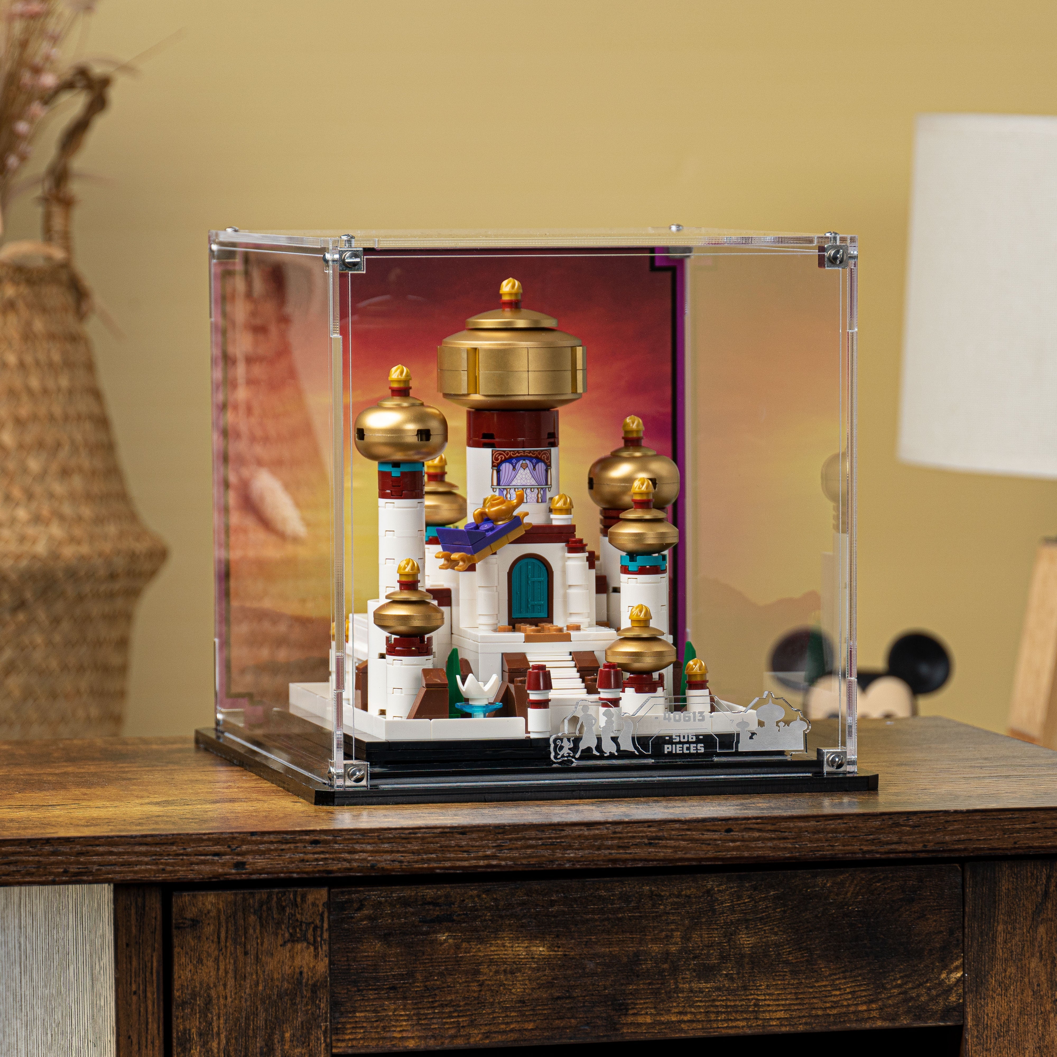 Display Case for LEGO® Mini Disney Palace of Agrabah (40613)