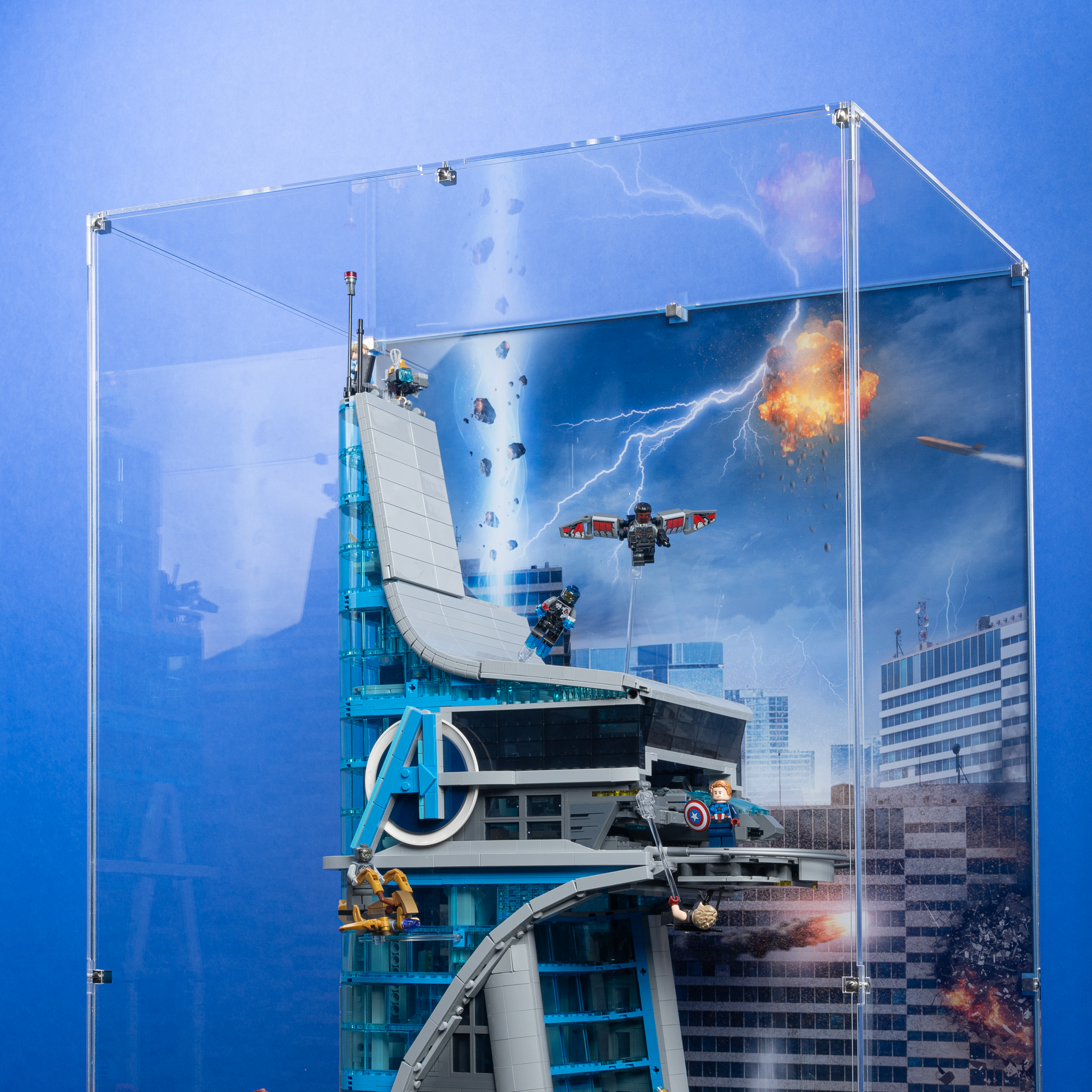 Display Case for LEGO® Marvel: Avengers Tower (76269)