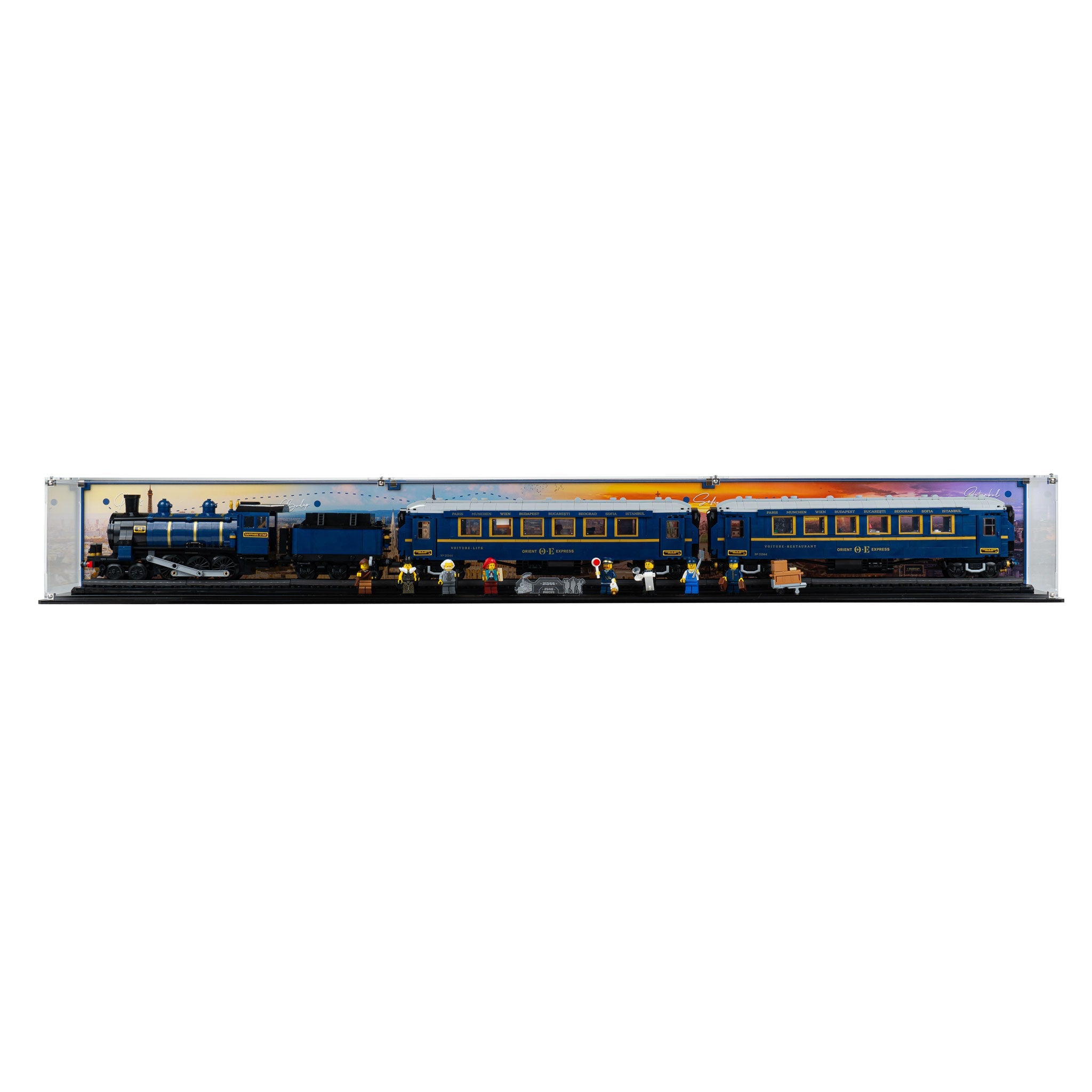 Display Case for LEGO® Ideas: The Orient Express Train (21344)