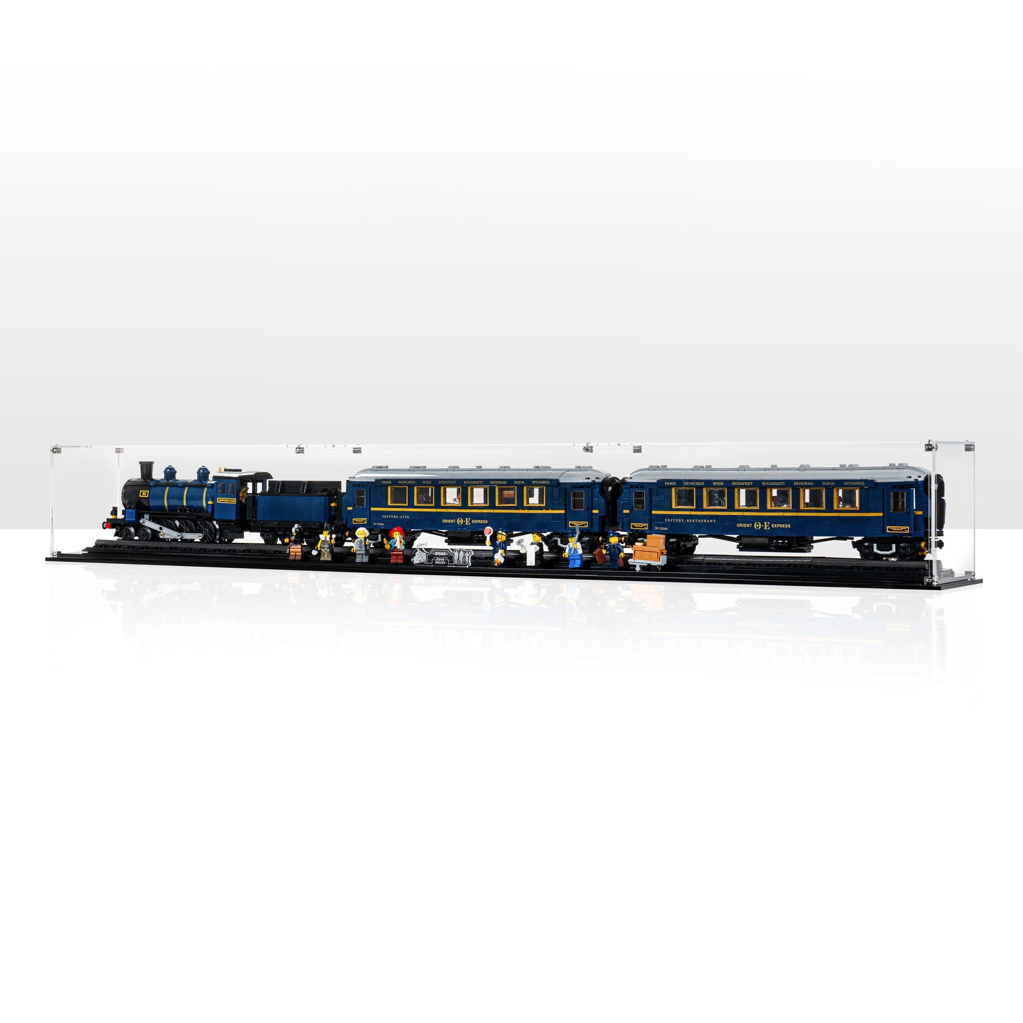 Clear Display Case for LEGO® Ideas: The Orient Express Train (21344)
