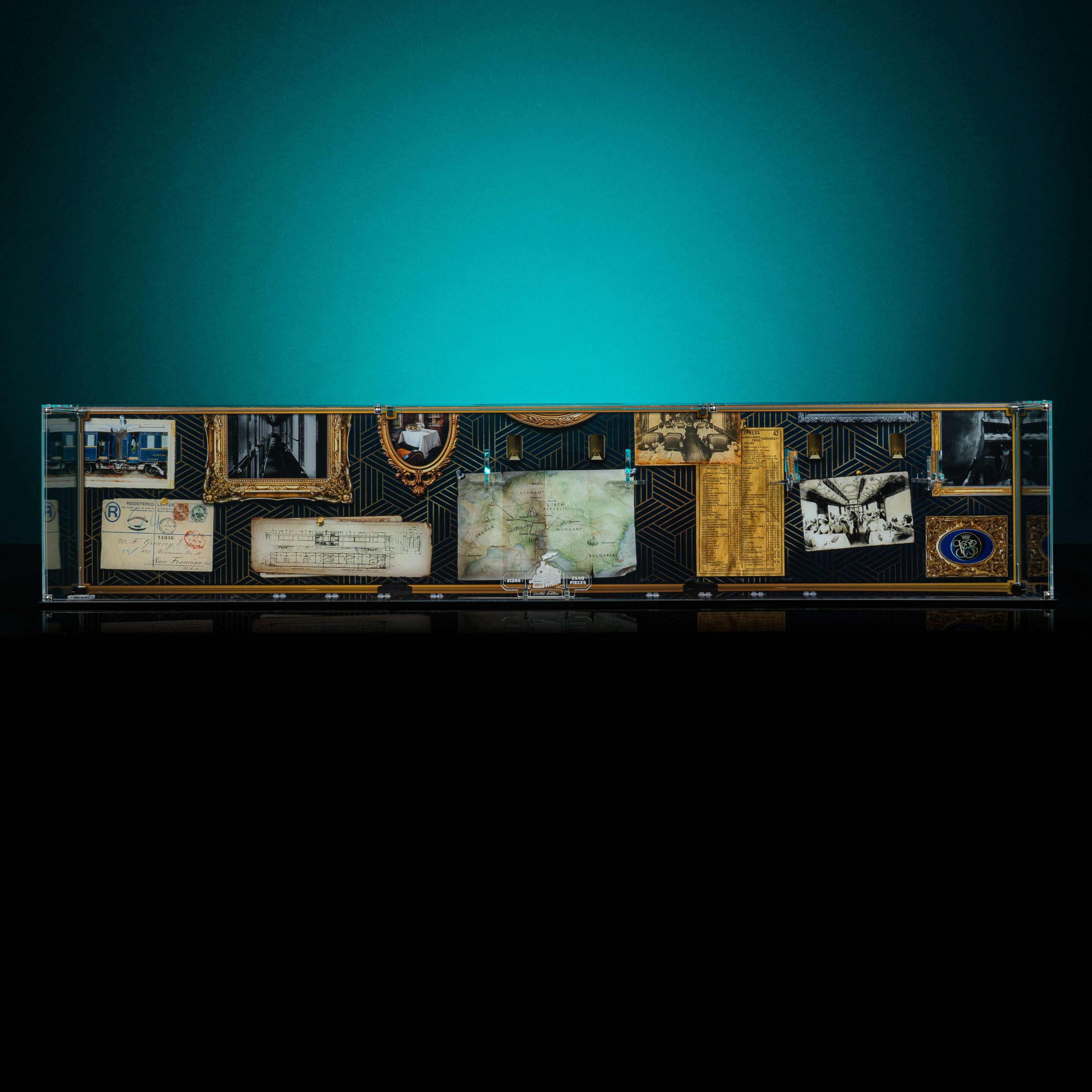 Limited Edition Display Case for LEGO® Ideas: The Orient Express Train (21344)