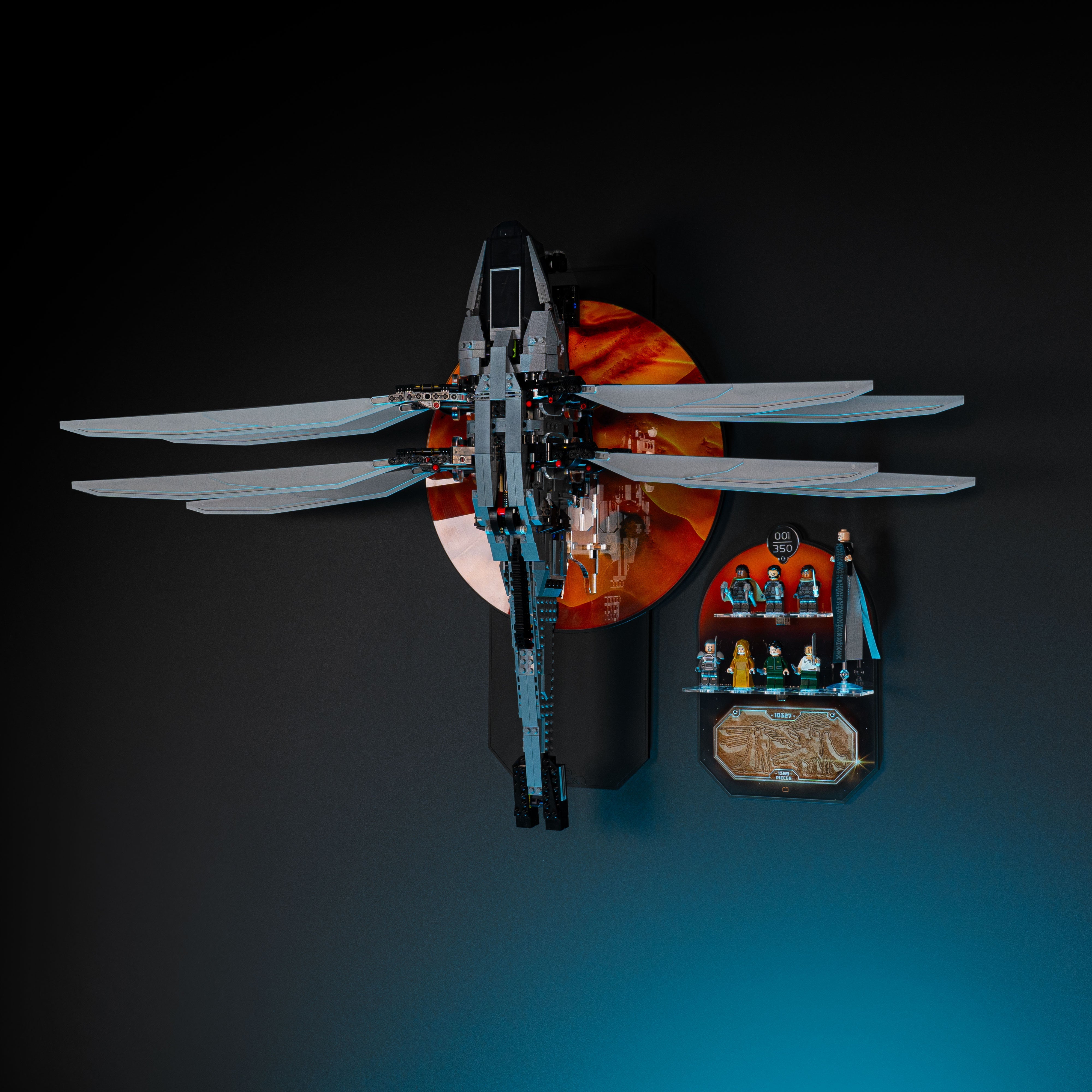 Limited Edition Wall Mount for LEGO® Icons Dune Atreides Royal Ornithopter (10327)