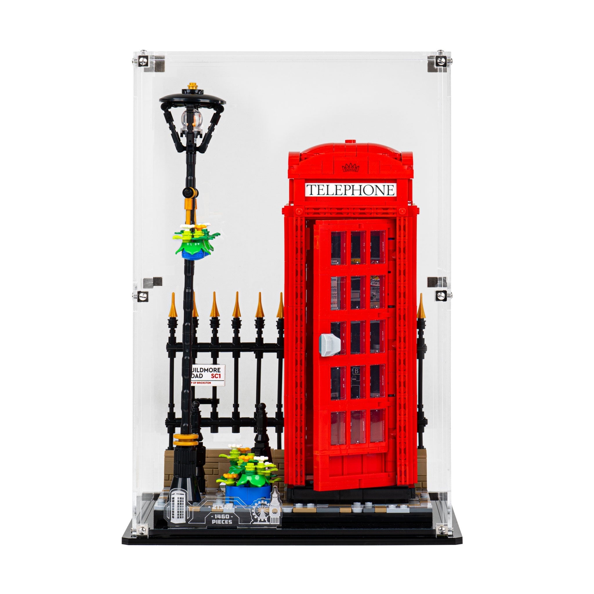 Display Case for LEGO® Ideas Red London Telephone Box (21347)