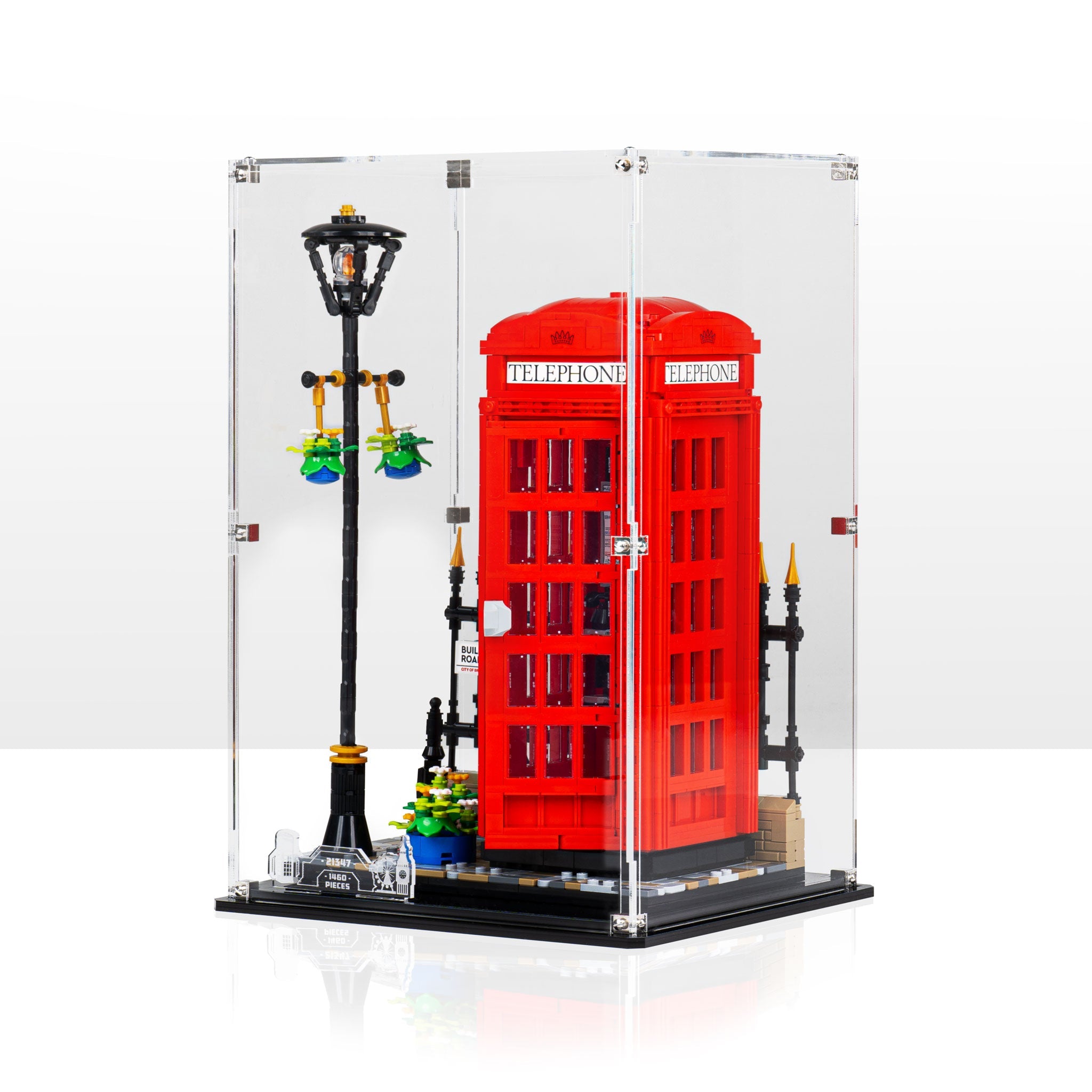 Display Case for LEGO® Ideas Red London Telephone Box (21347)